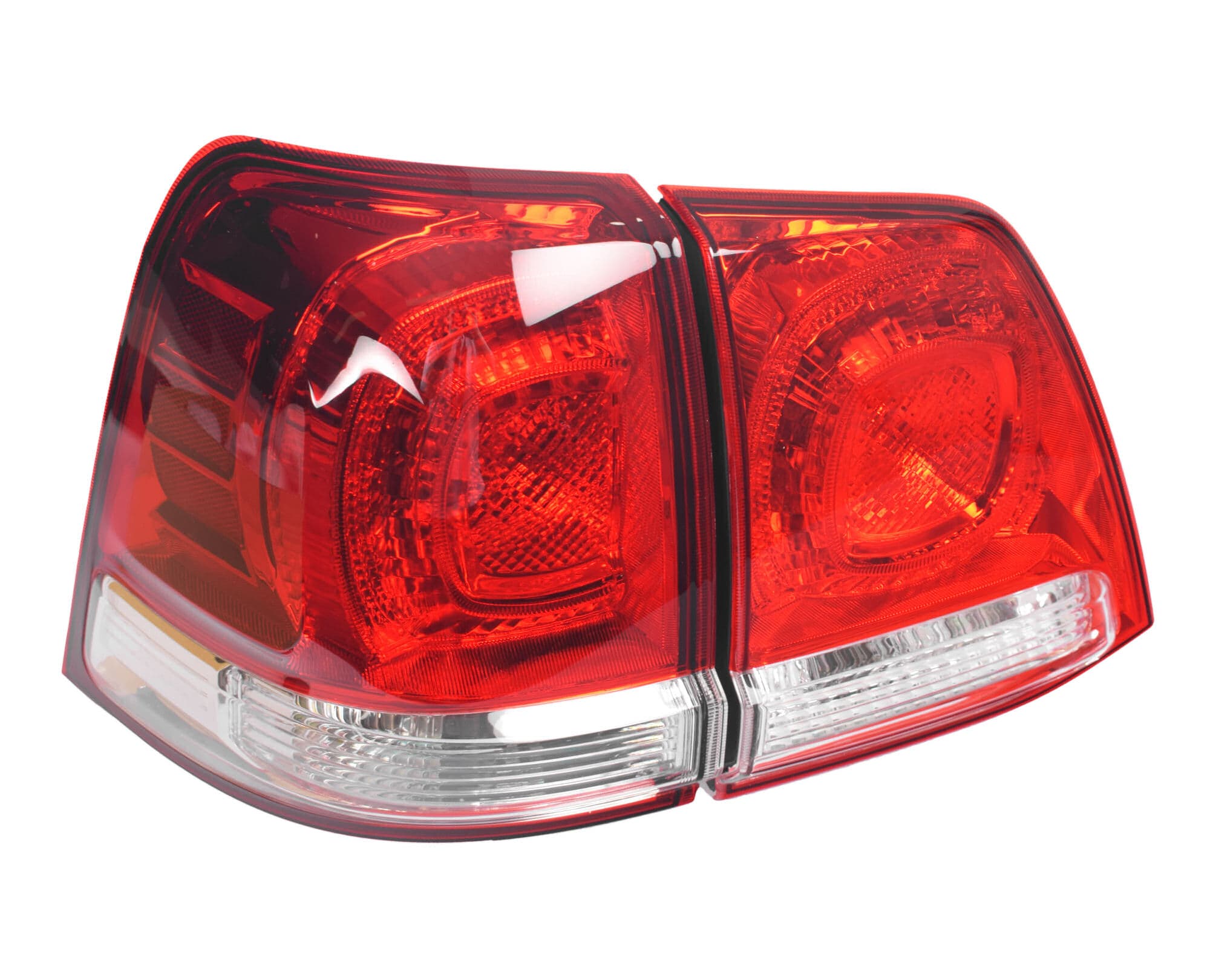 Set LH Left Tail Light + Inner Tailgate Lamp For Toyota Landcruiser