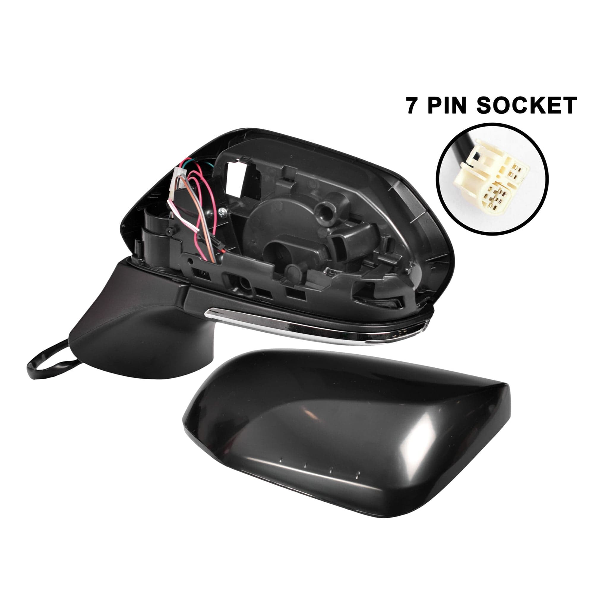 TYC LH Left Electric Door Mirror 7 PinFor Toyota Camry V70 H71 17~On *Emark