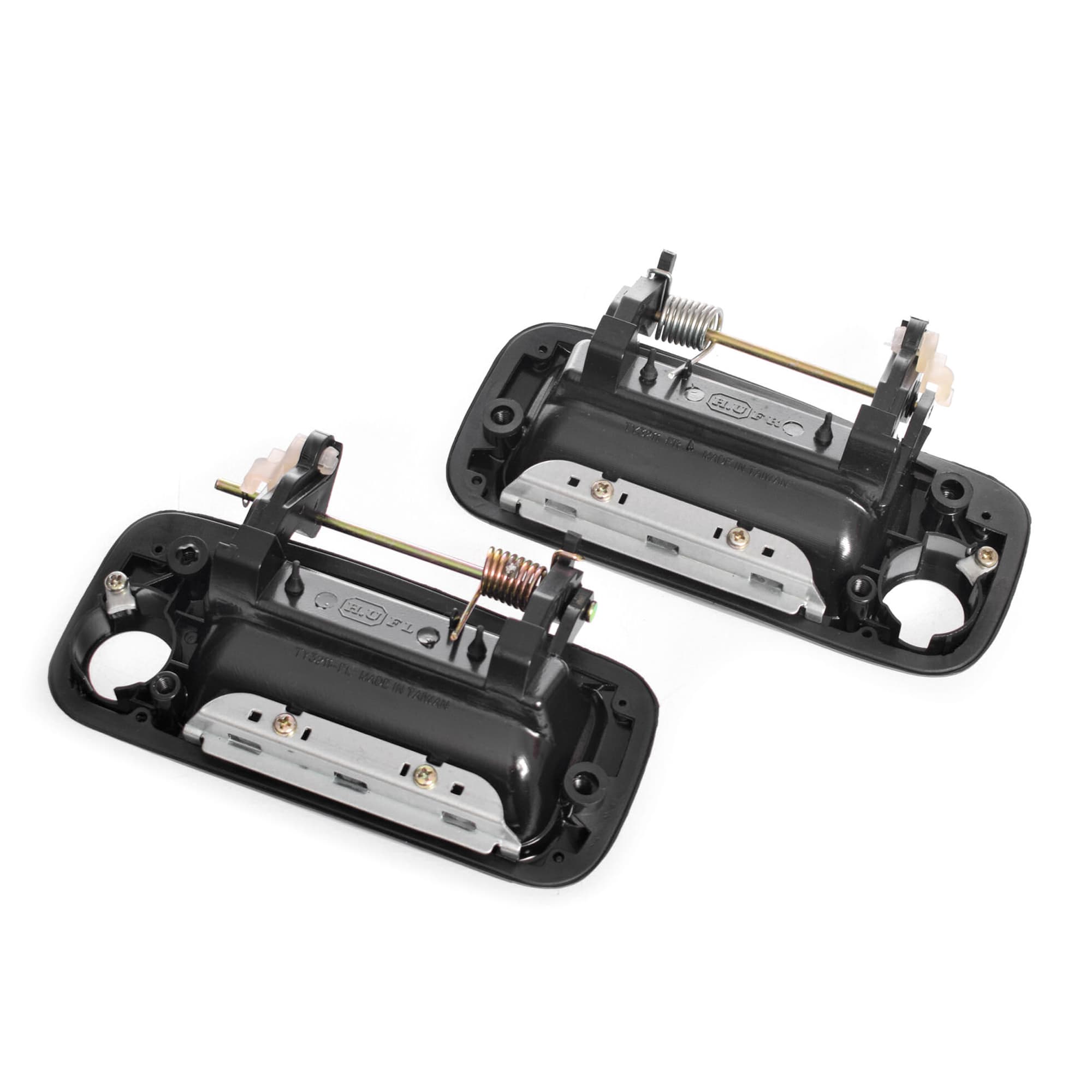 FRONT Pair LH+RH OUTER Door Handle For Toyota Landcruiser 80 Series 90~98 Black view 2