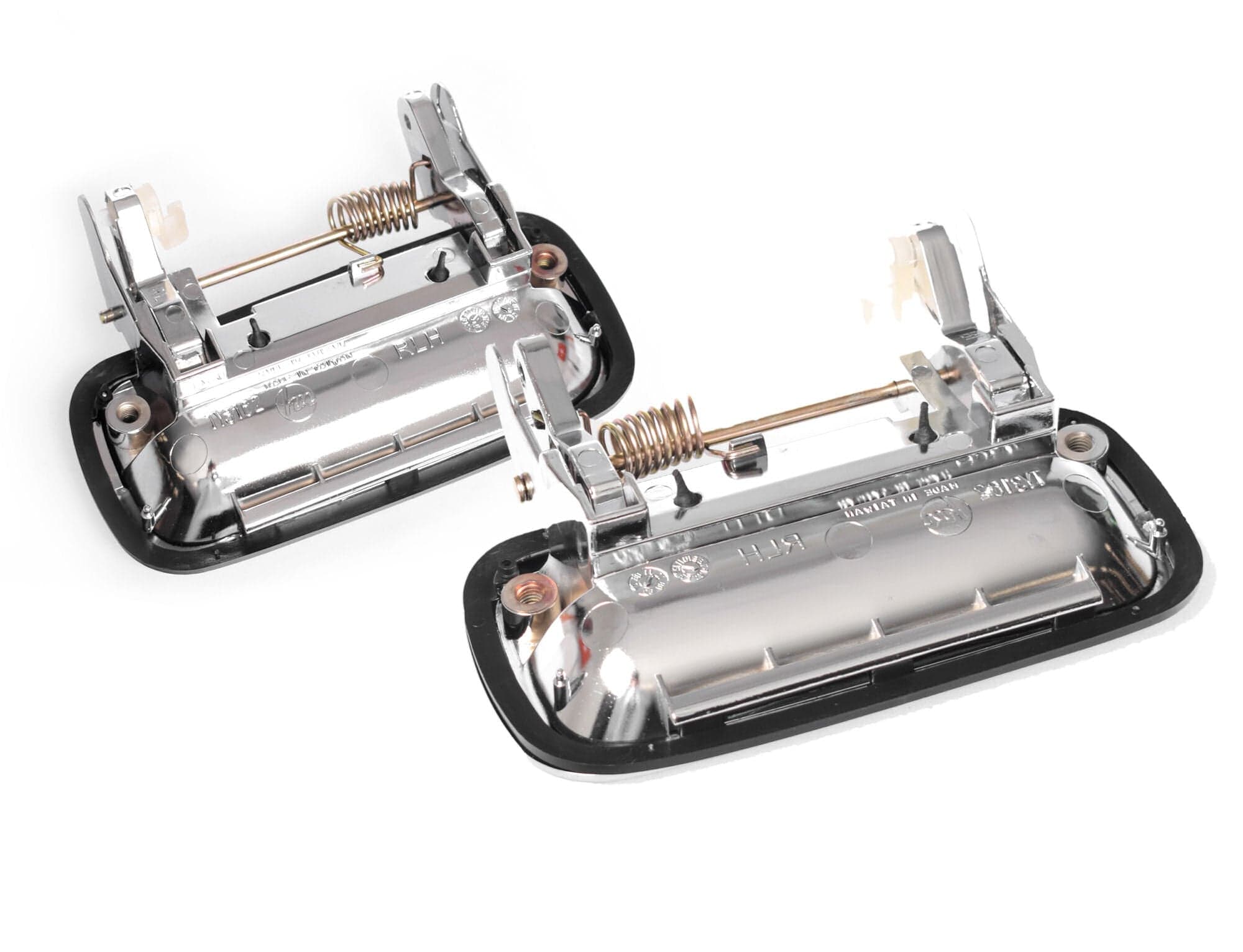 Pair LH+RH REAR Outer Door Handle Chrome For Toyota Hilux Ute 2WD 4WD 1988~1997 view 2