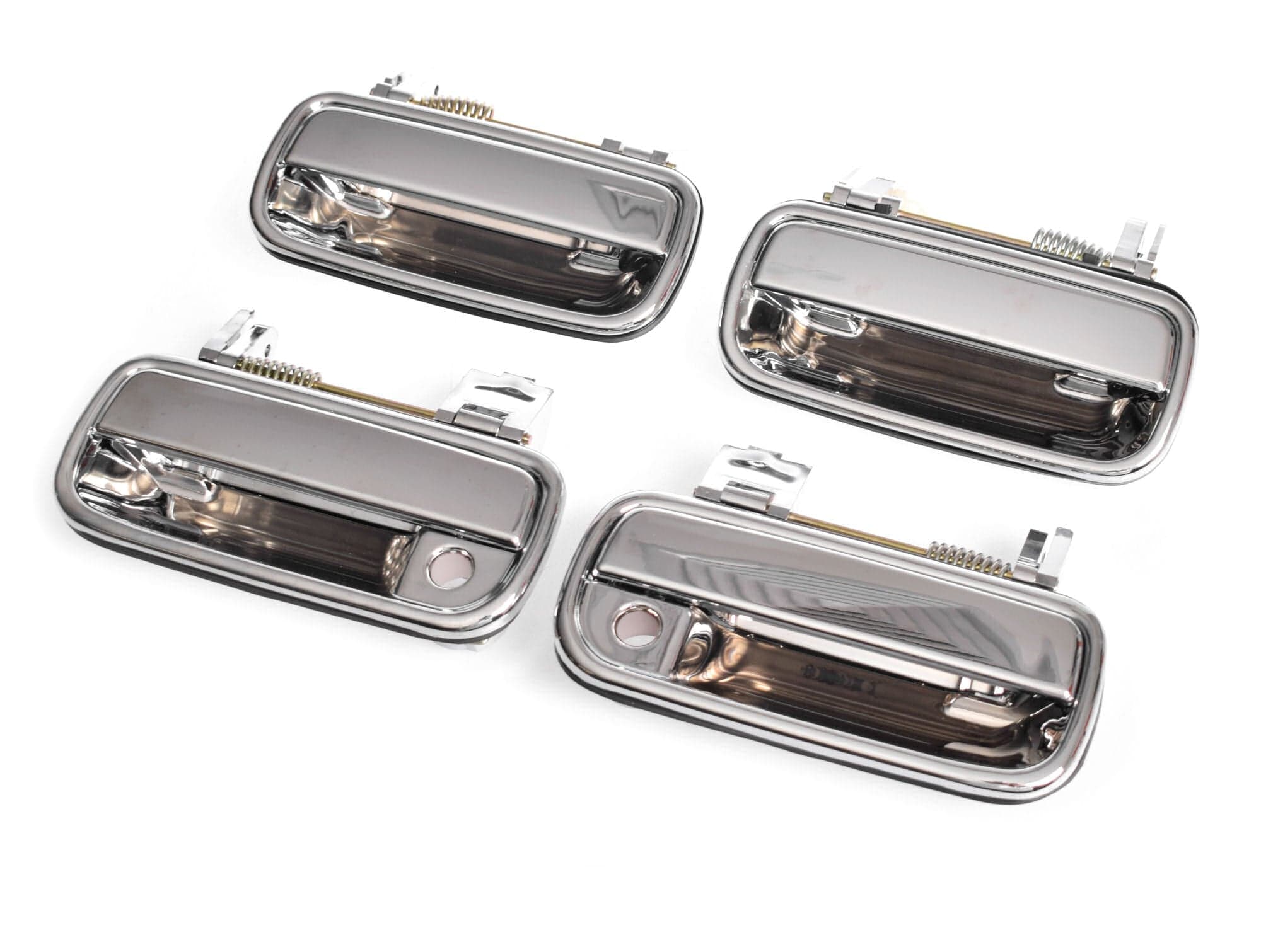 Set 4 Pcs OUTER Door Handles (Chrome) For Toyota Hilux Ute 2WD 4WD 1988~1997