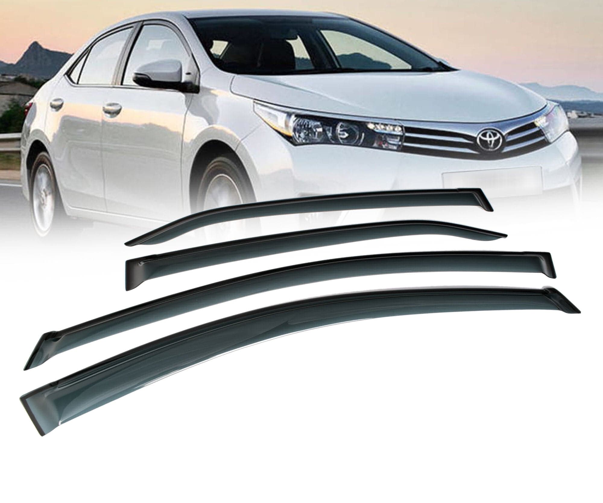 Weathershield Weather Shields Window Visor For Toyota Corolla ZRE172 Sedan 13~19