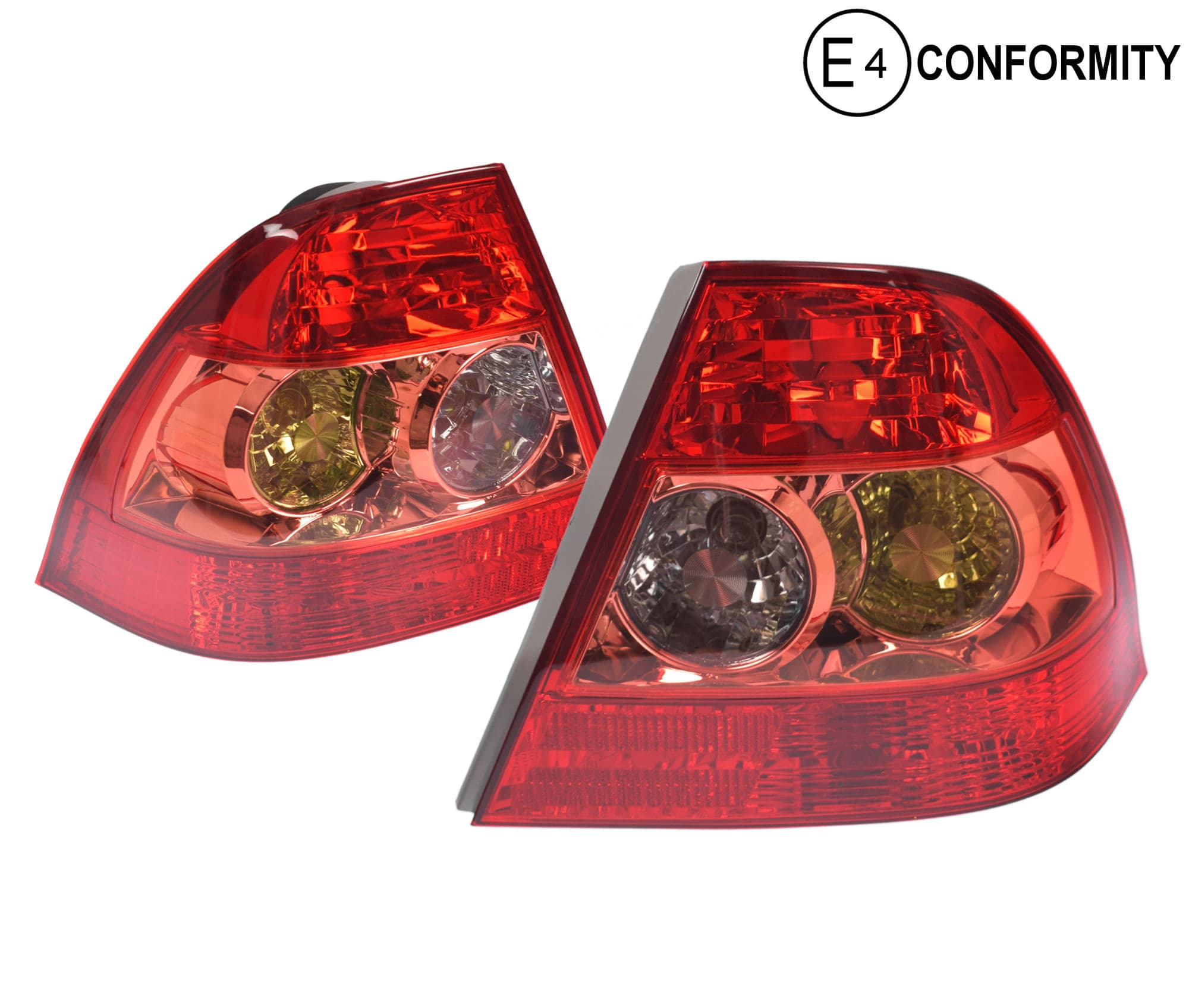 Set Pair LH+RH Tail Light Rear Lamp For Toyota Corolla ZE122 2004~2007 Sedan
