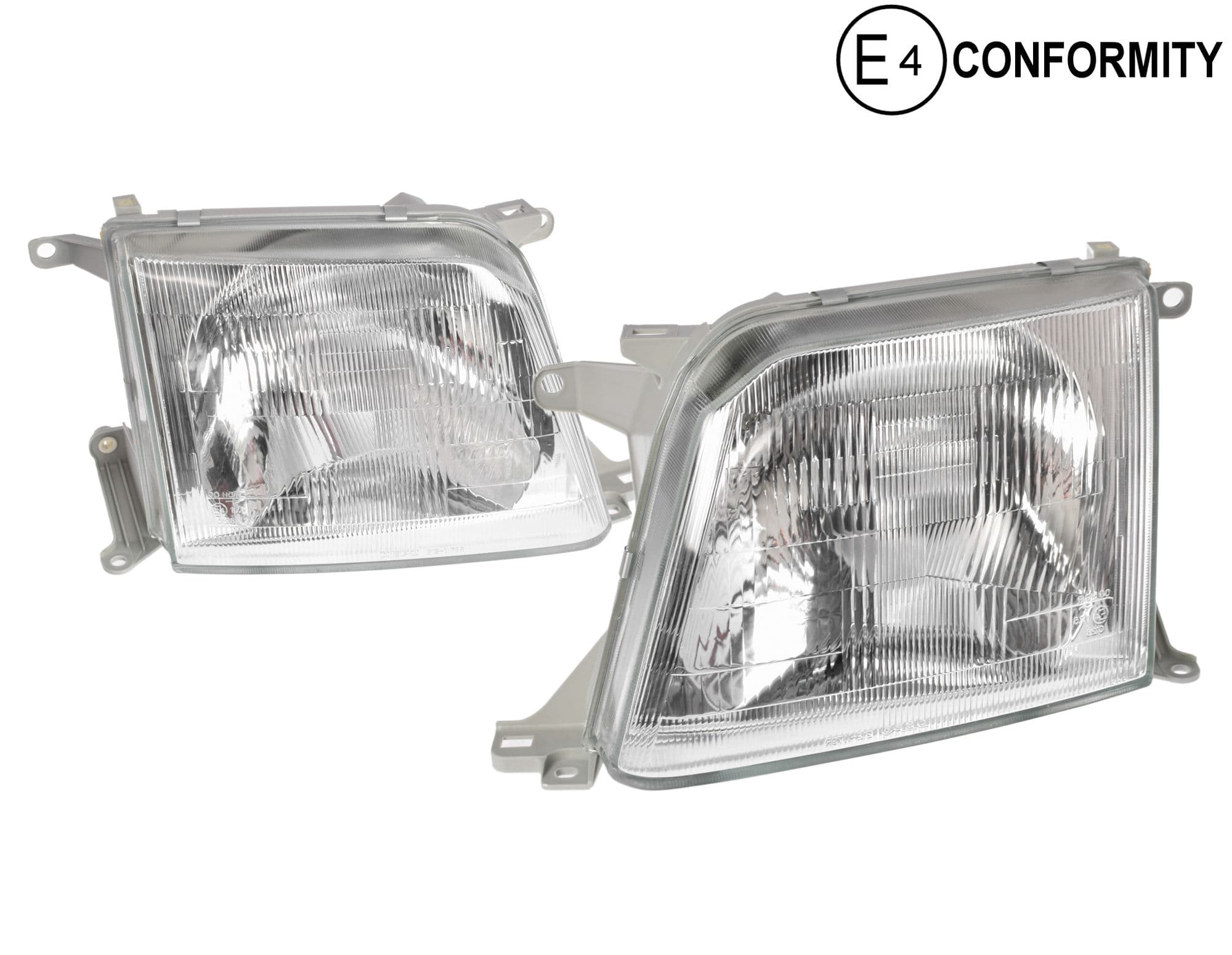 Pair LH+RH Head Light Front Lamp For Toyota Landcruiser Prado J95 1996~1999