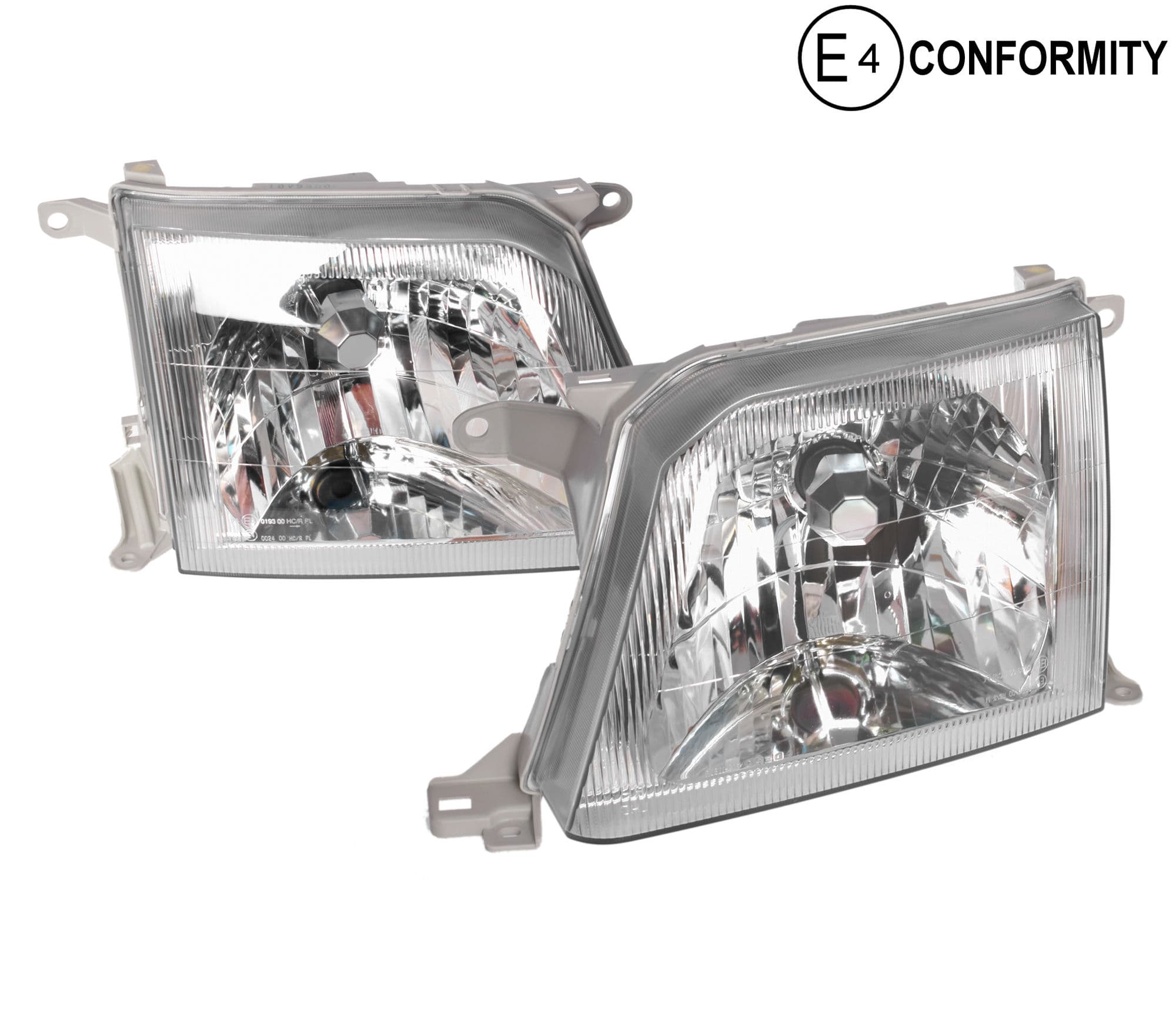 Pair LH+RH Head Light Front Lamp For Toyota Landcruiser Prado J95 1999~2002