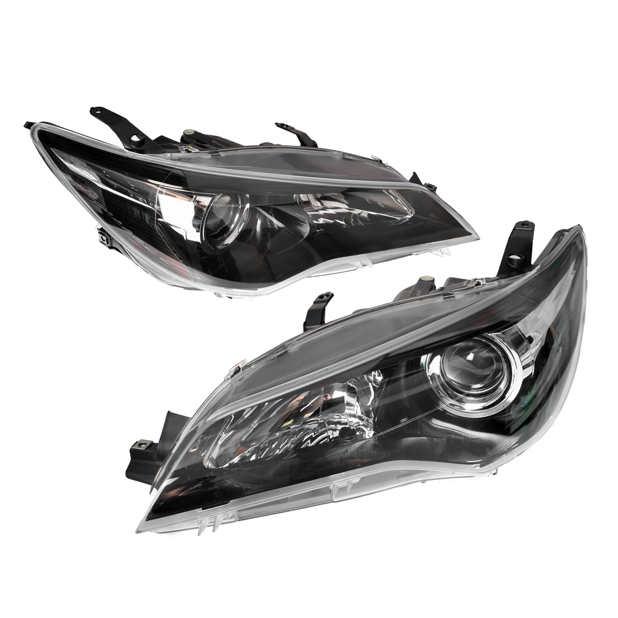 Pair LH+RH Head Light Lamp Black For Toyota Camry ASV50 AVV50