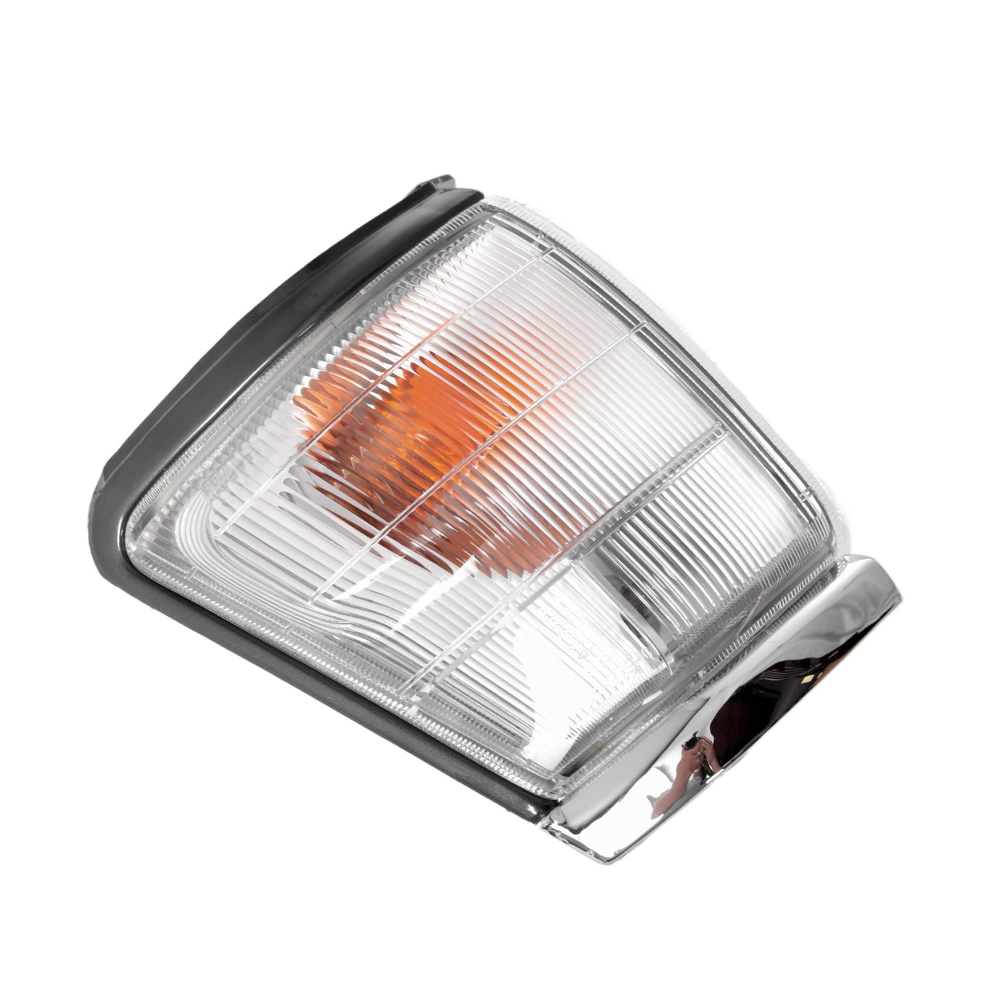 RH Right Hand Corner Light Indicator Lamp Grey Chrome For Toyota Hilux 1997~2001