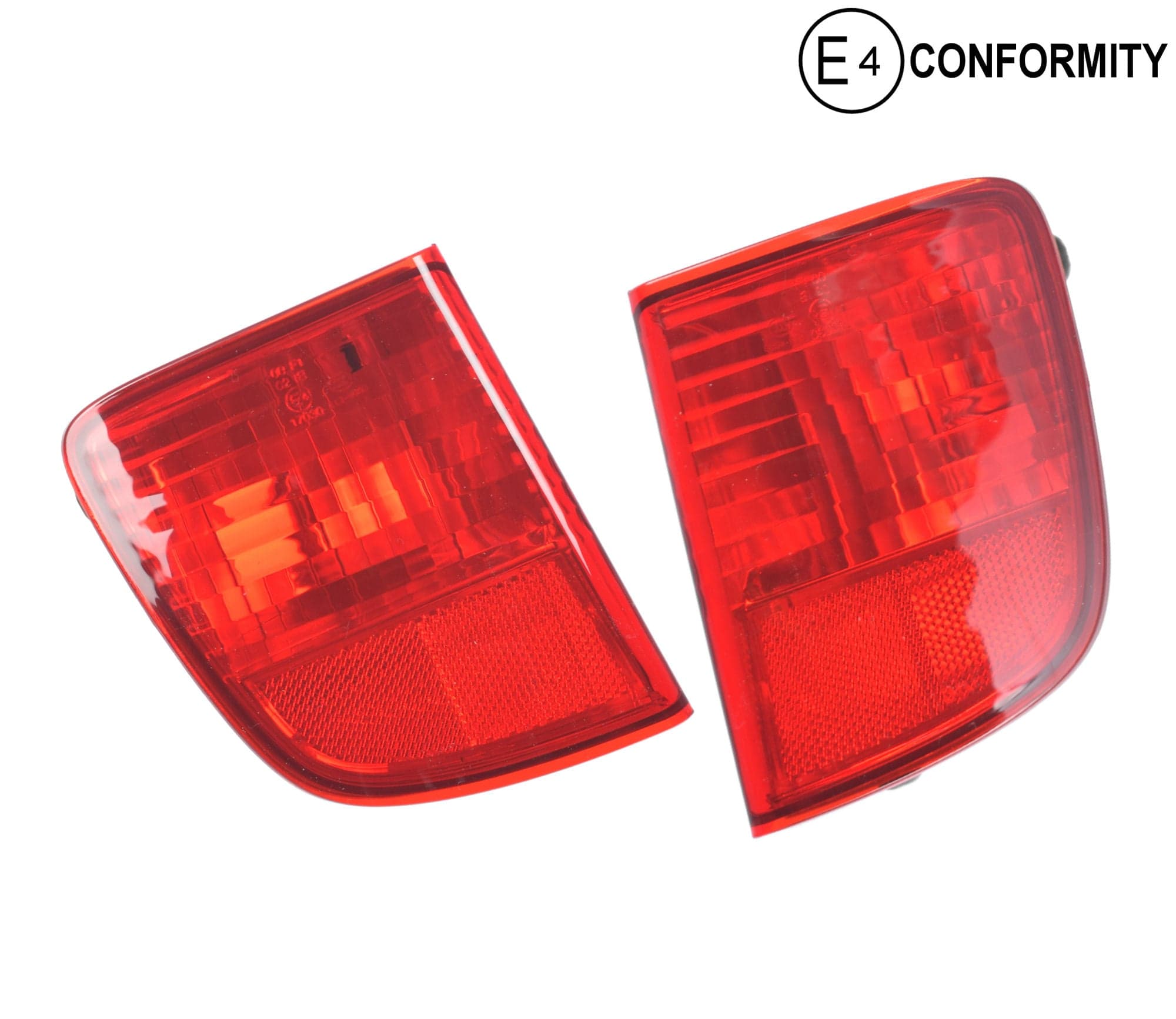 Pair LH+RH Rear Bar Light Reflector Lamp For Toyota Landcruiser 200 Series 07~15
