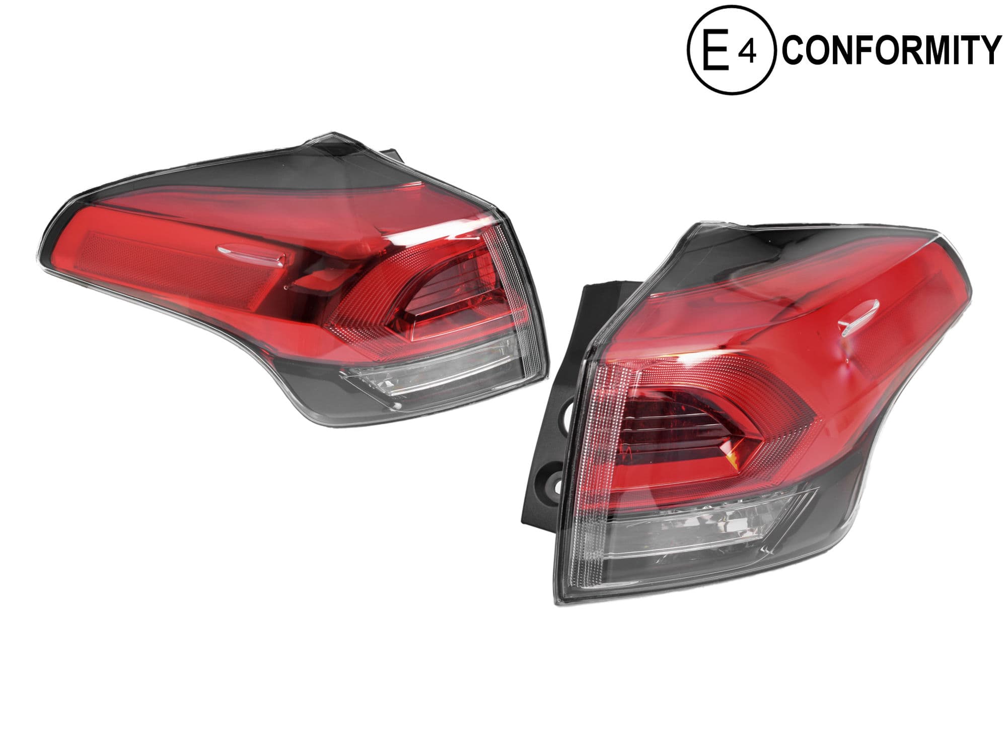 Pair LH+RH Outer Tail Light Rear Lamp LED For Toyota RAV4 ASA40 2015~2018 SUV