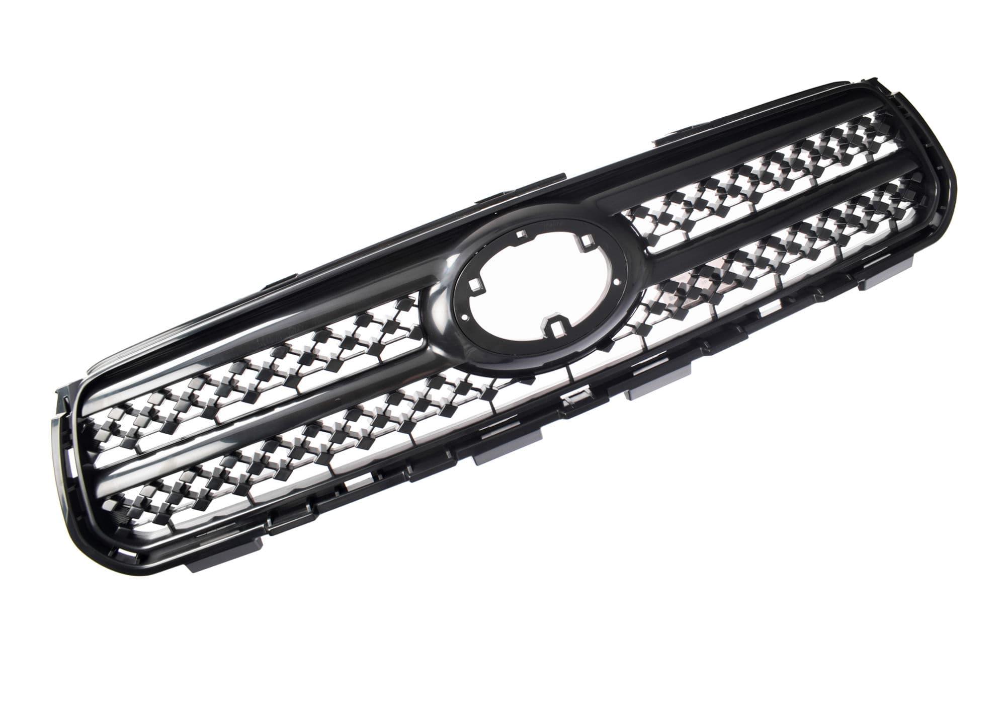 Main Radiator Grille Upper Front Grill Mesh Black For Toyota RAV4 ACA30 05~08