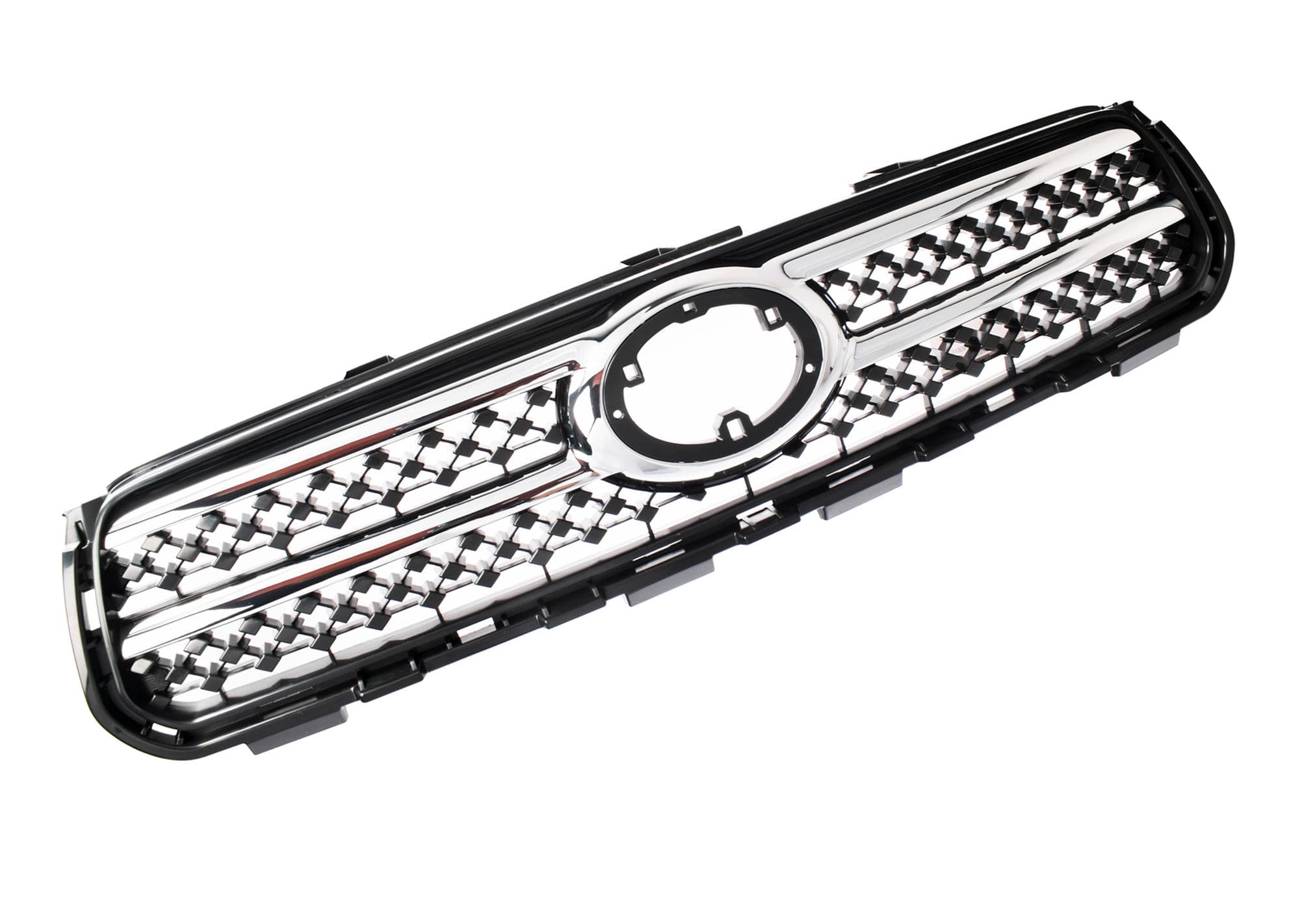 Main Radiator Grille Upper Front Grill Mesh Chrome For Toyota RAV4 ACA30 05~08