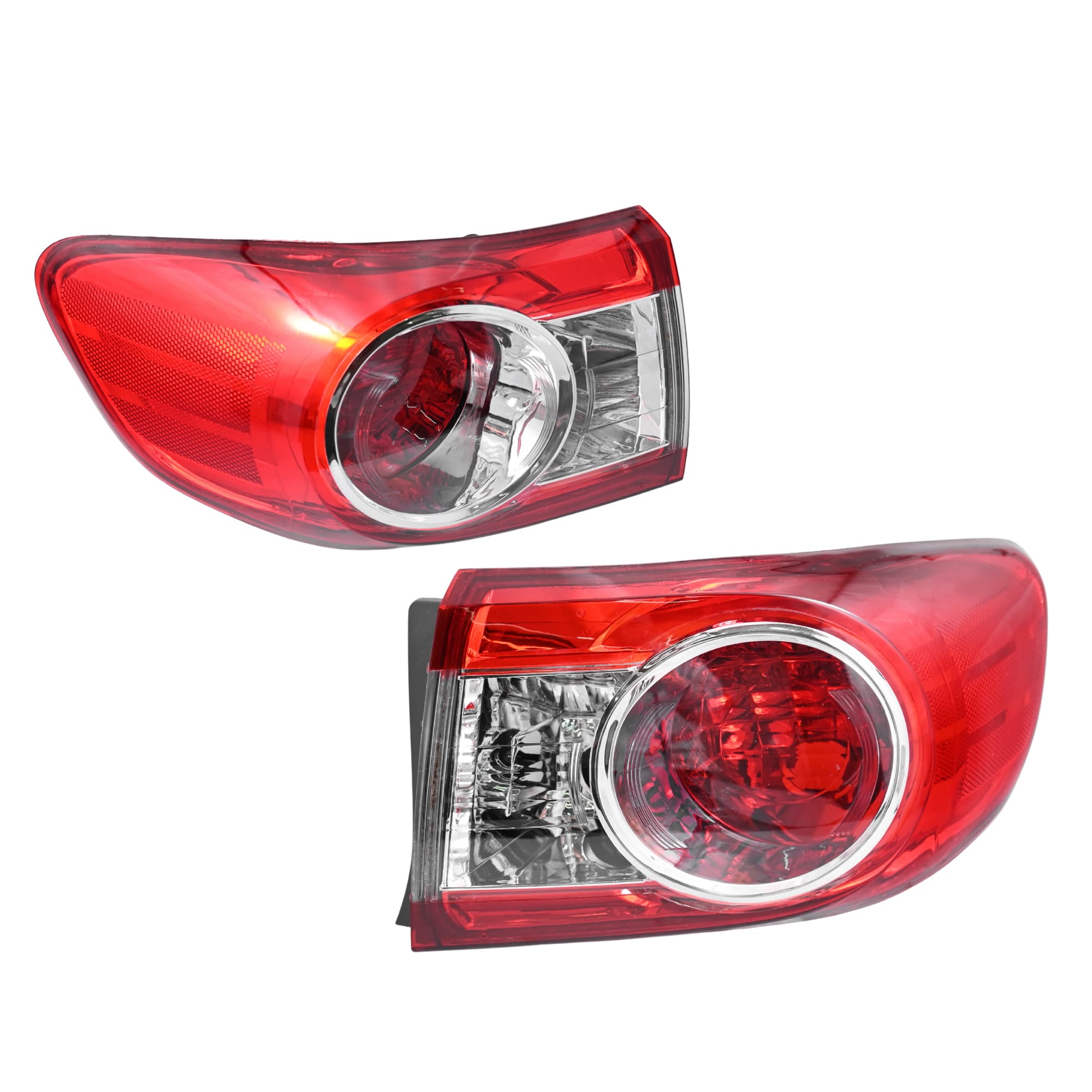 Pair LH+RH Tail Light Lamp For Toyota Corolla ZRE152 S2 2010~2013 Sedan
