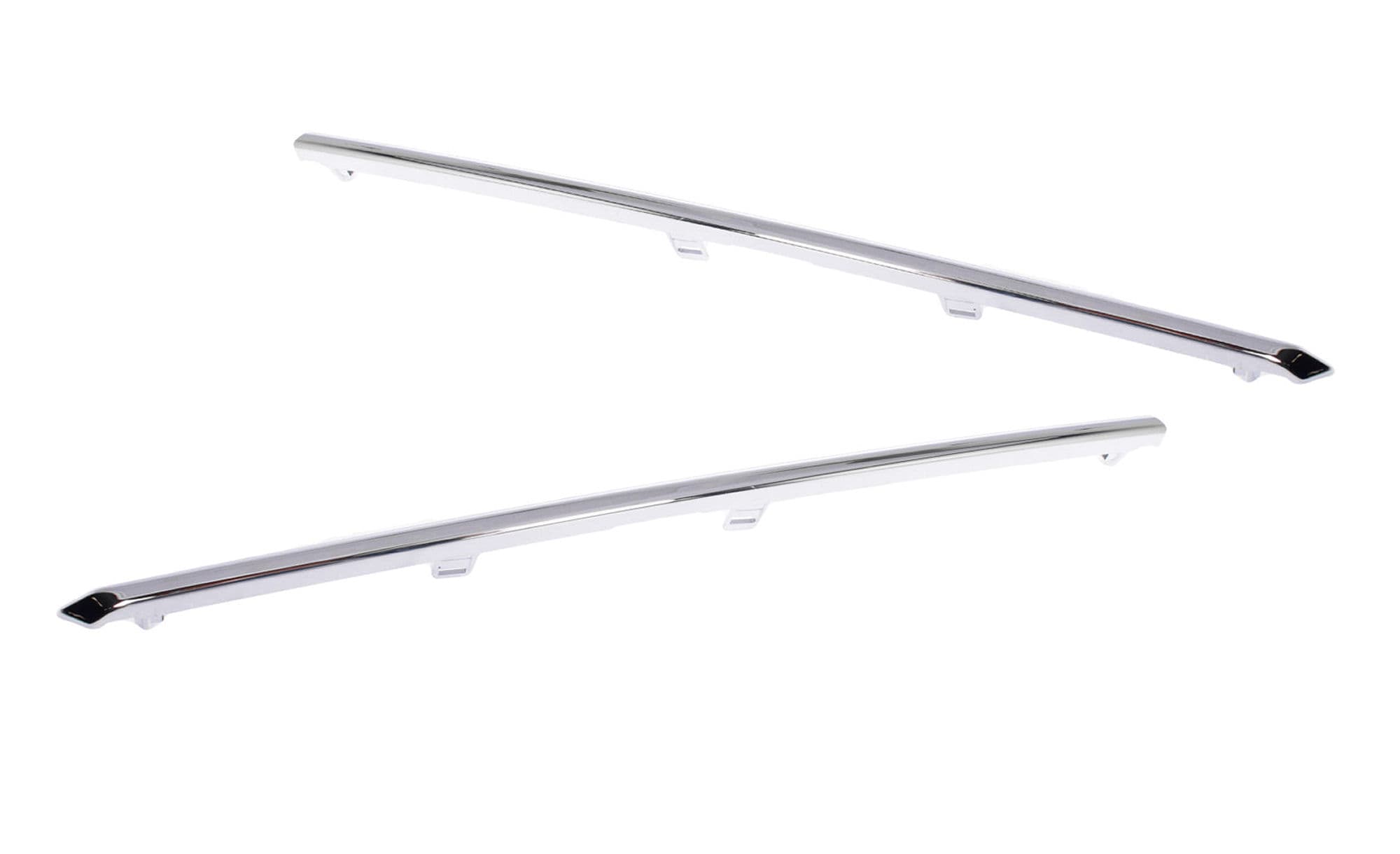Pair LH+RH Bumper Bar Grille Mould Chrome For Toyota Camry Atara ASV50 11~15