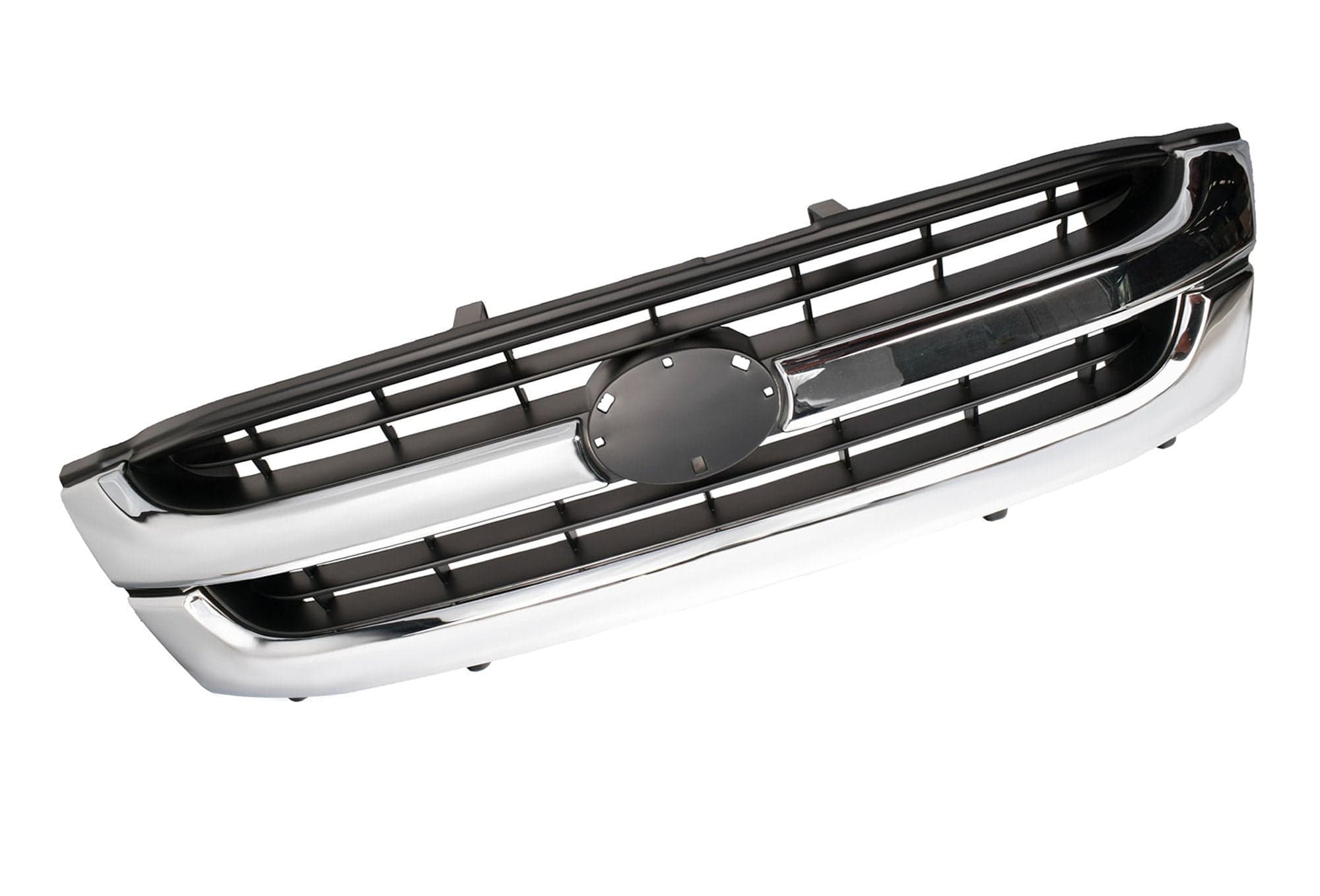 Front Main Grille Chrome Type 2 + Head Light Rims For Toyota Hilux 2WD 4WD 01~05 view 2