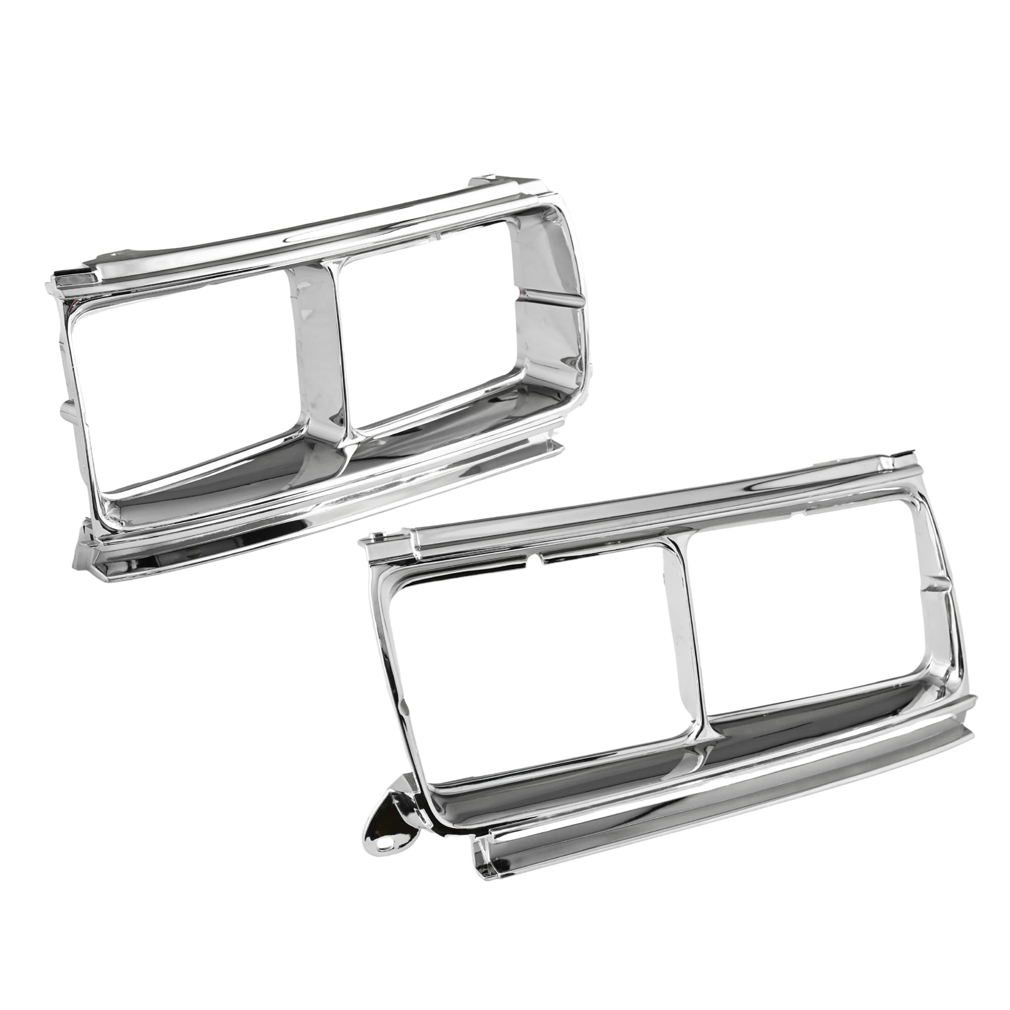 Pair LH+RH HeadLight surround Case Rim For Toyota Landcruiser FJ80 1990~1998 GXL