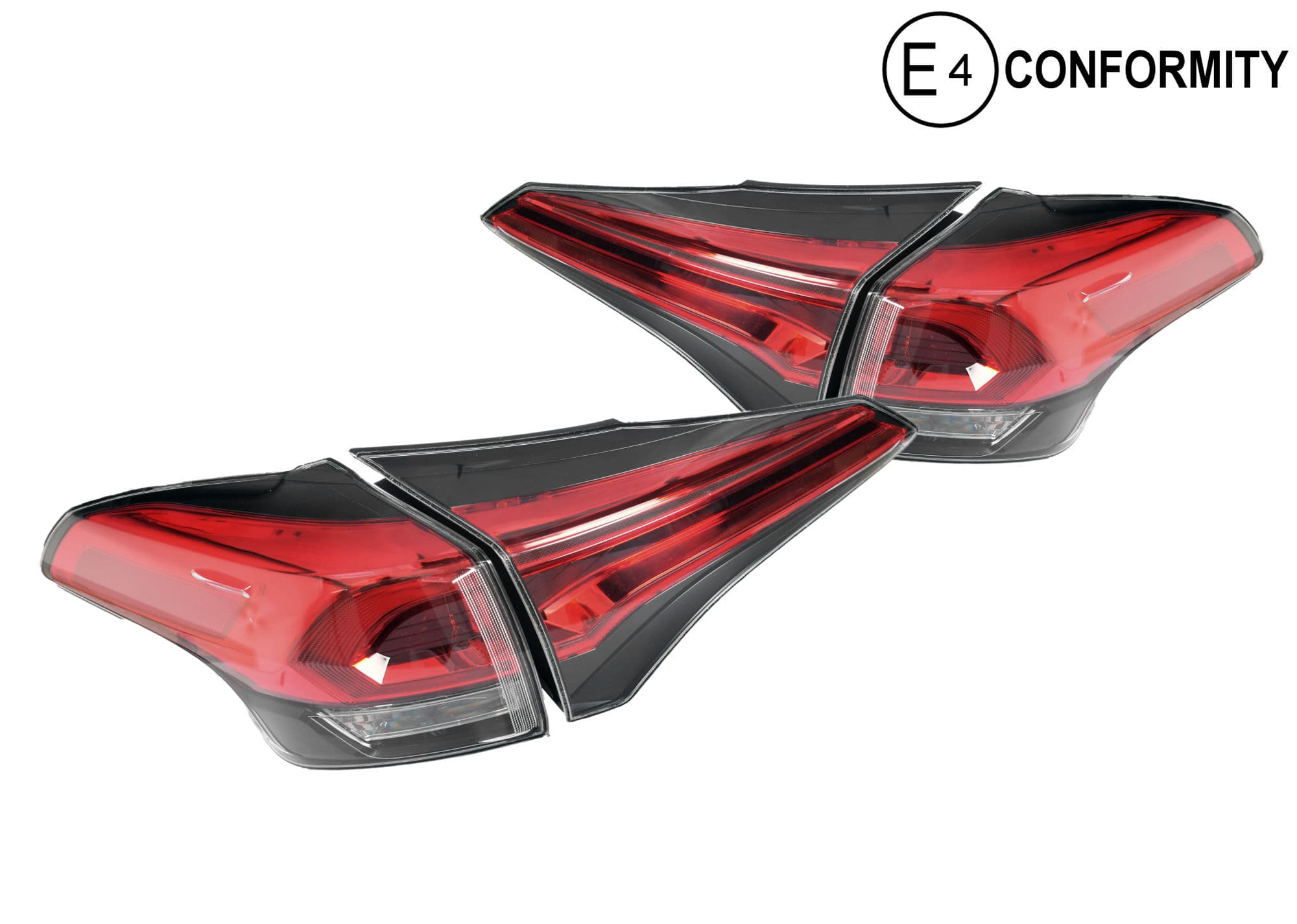 Pair LH+RH Tail Light + Inner Tailgate Lamp For Toyota RAV4 ASA40