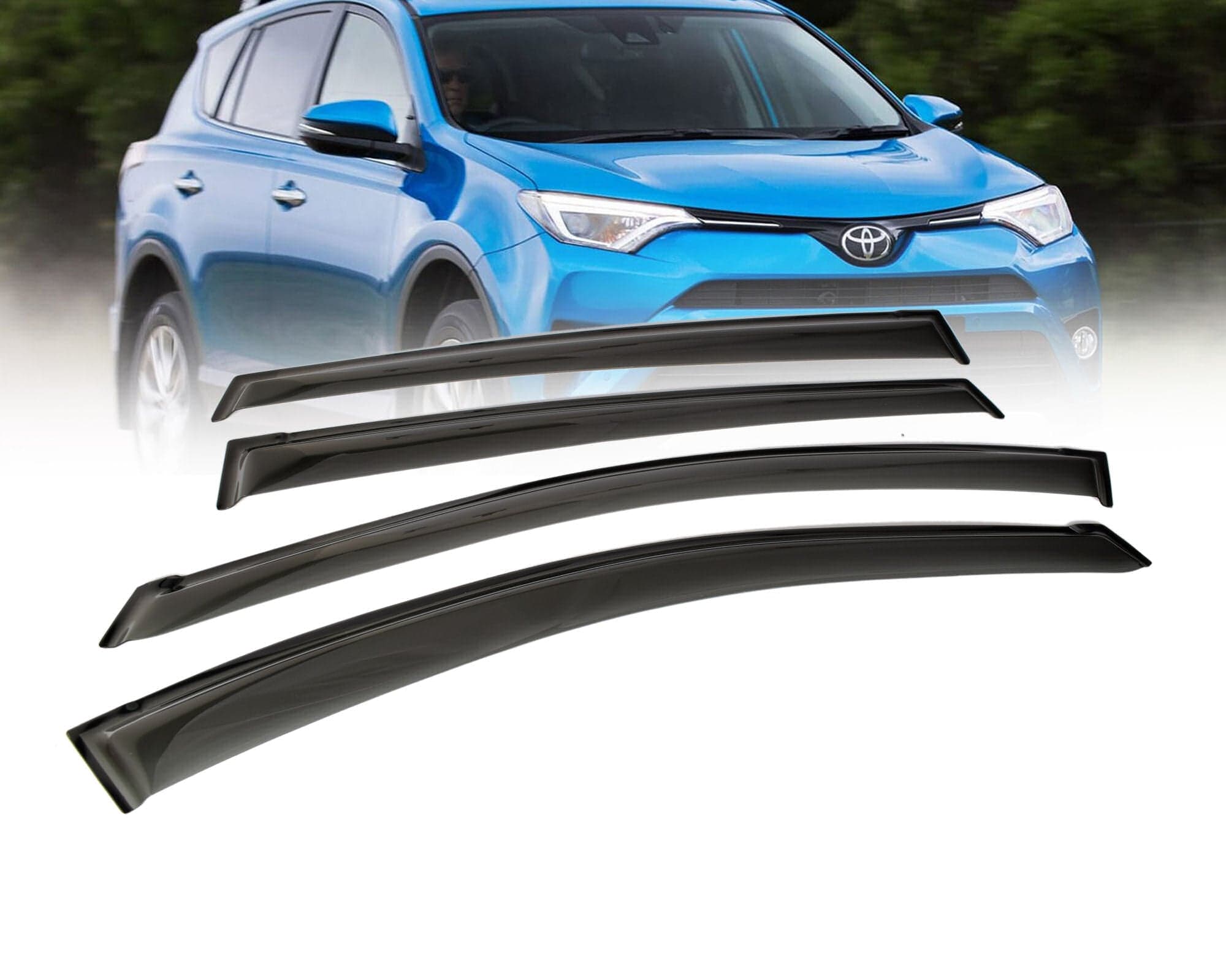 Weathershield Weather Shields Window Visor For Toyota RAV4 40 Series