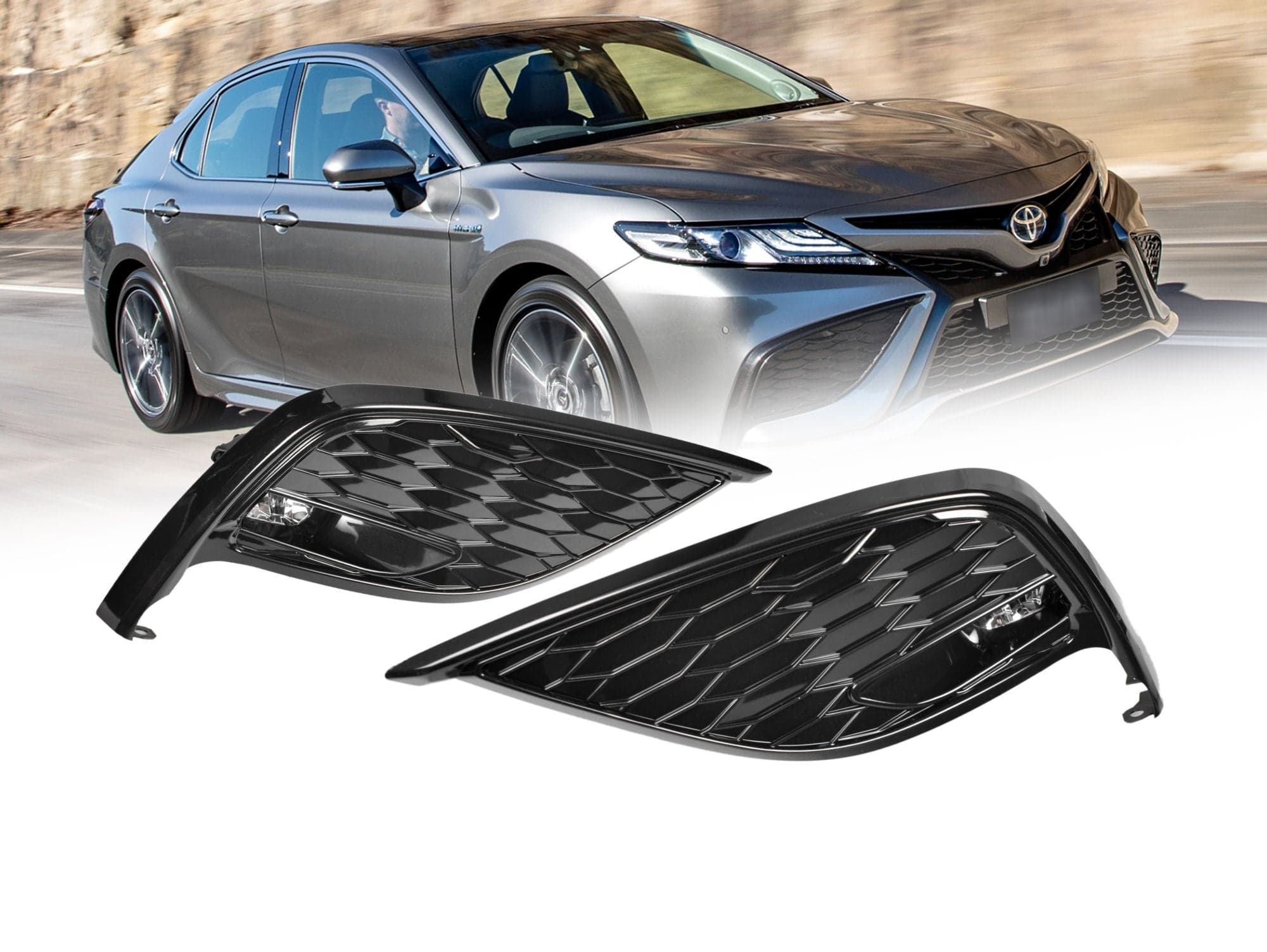 LED Full Set Fog Light Spot Driving Lamp KIT For Toyota Camry ASV70 2021~On