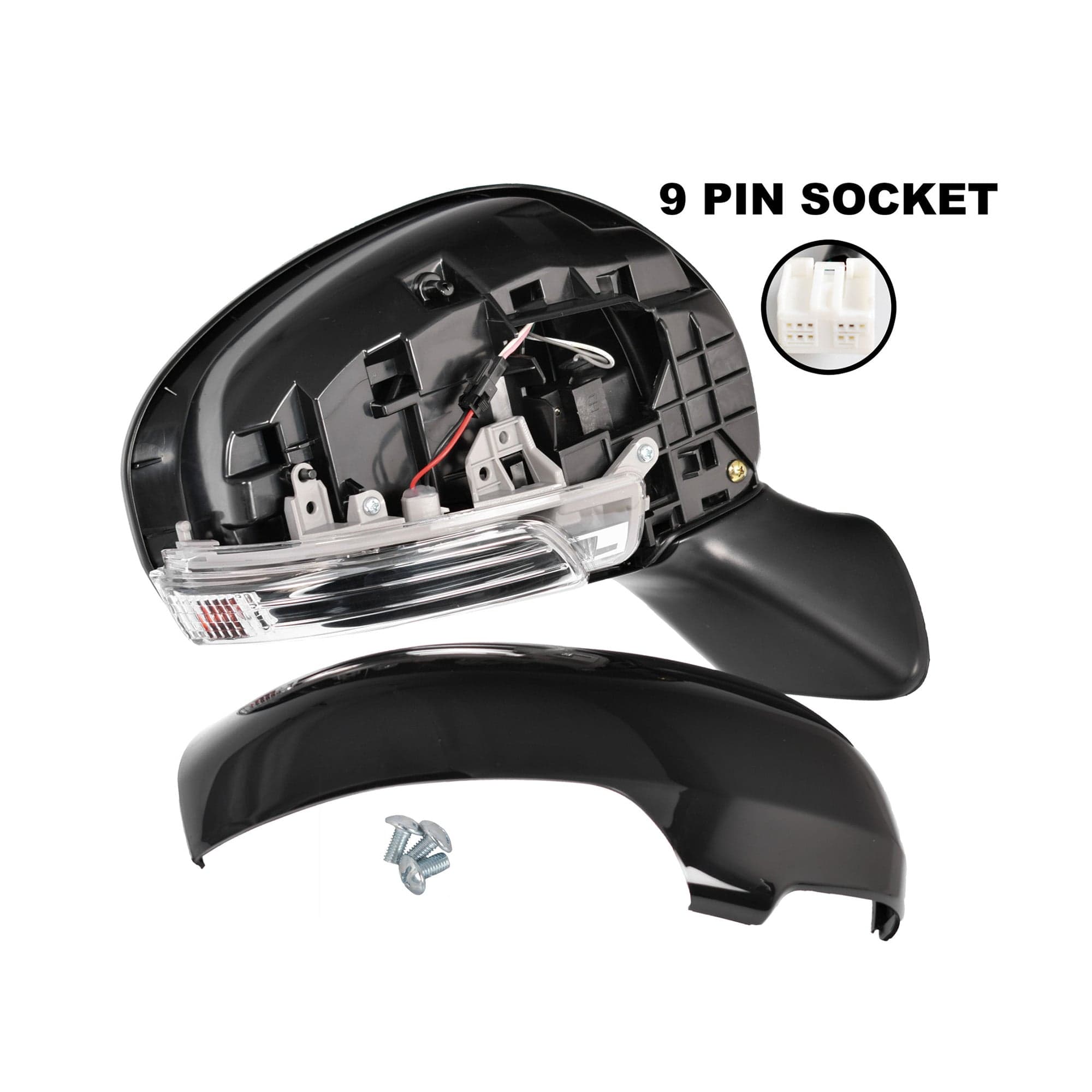 RH Right Hand Electric Door Mirror 9 Pins For Toyota Prius V ZVW40