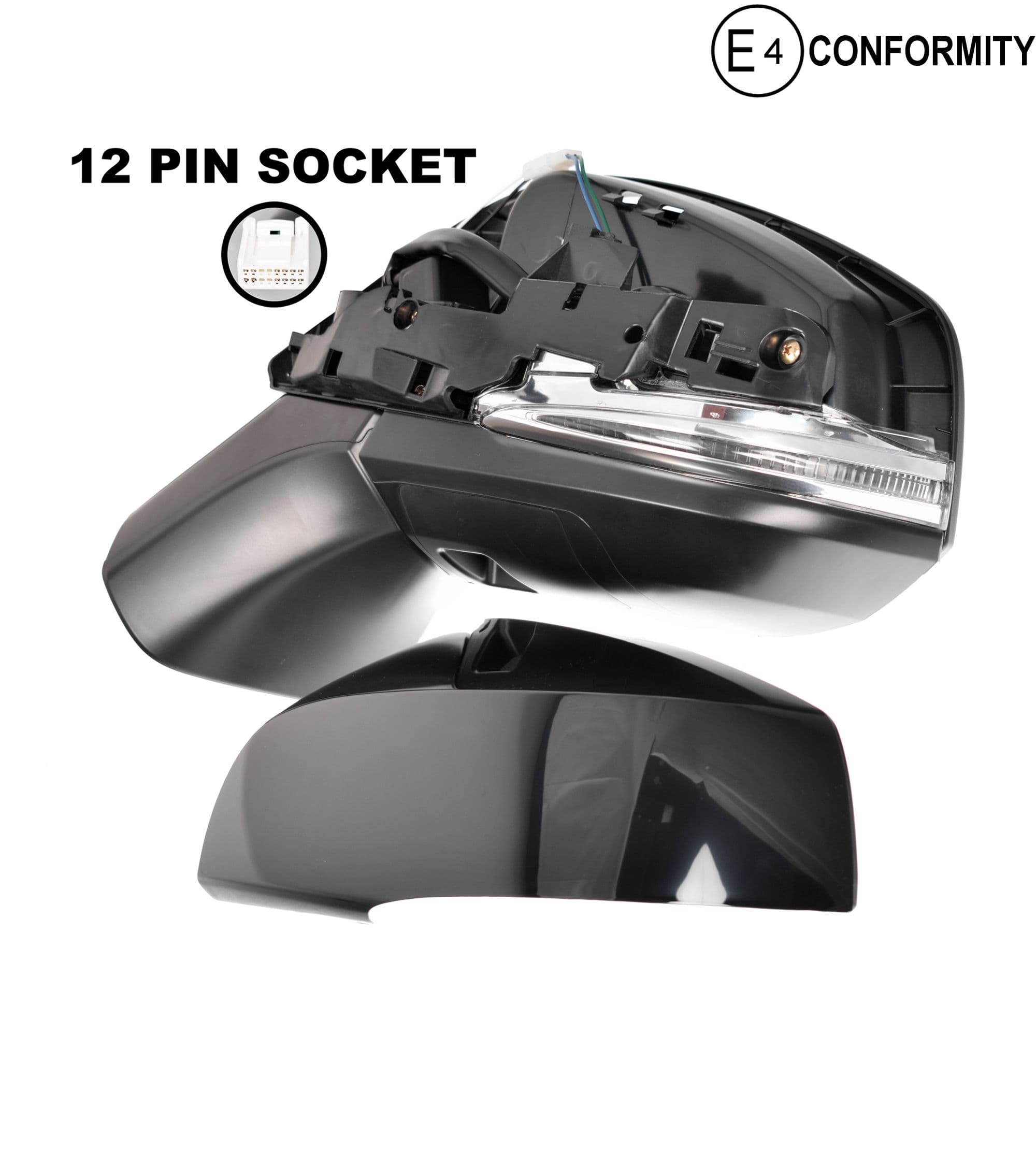 LH Left Electric Door Mirror 12 Pin For Toyota RAV4 50 Series GX GXL