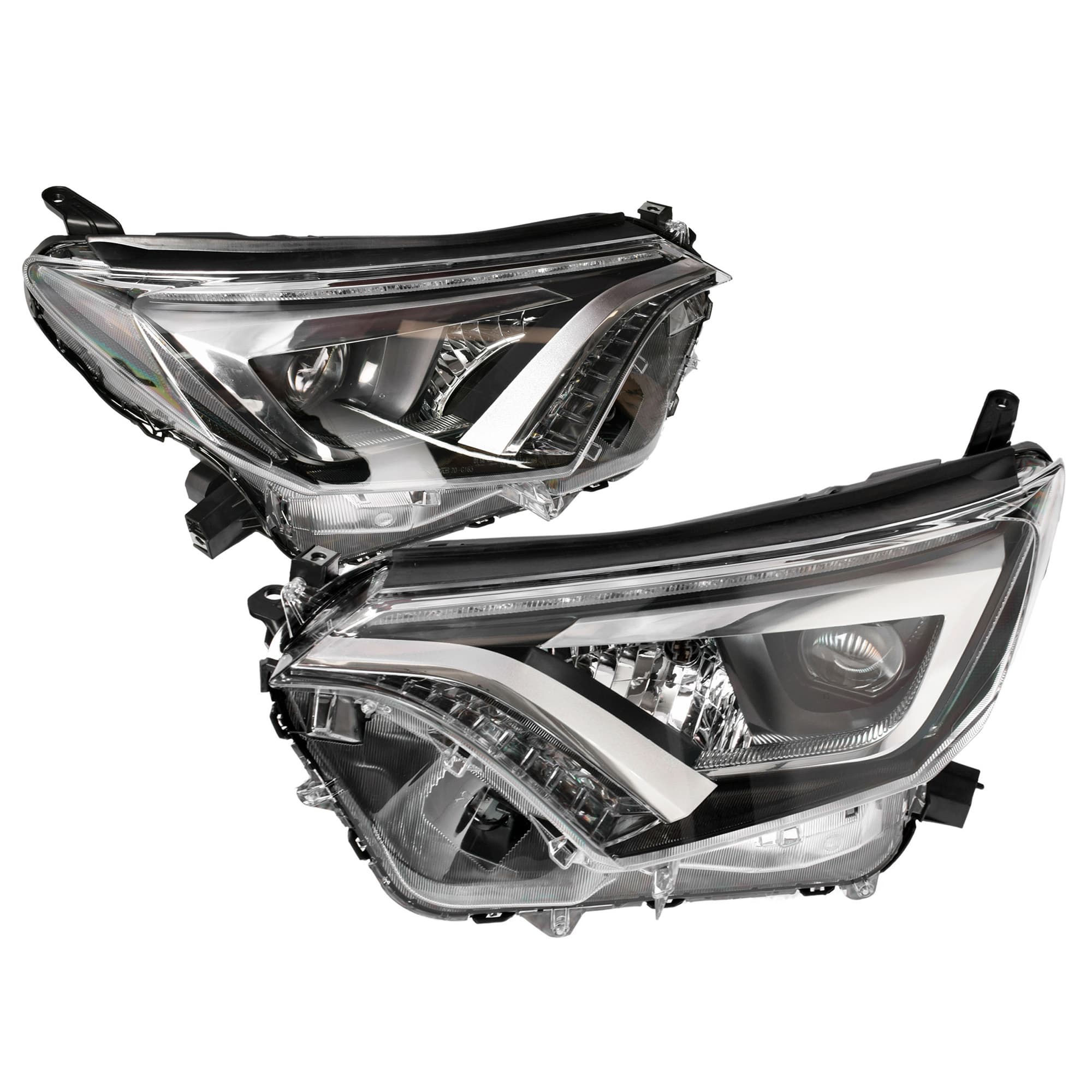 Pair LH+RH Head Light Front Lamp (LED) For Toyota RAV4 ASA40 2015~2018 SUV