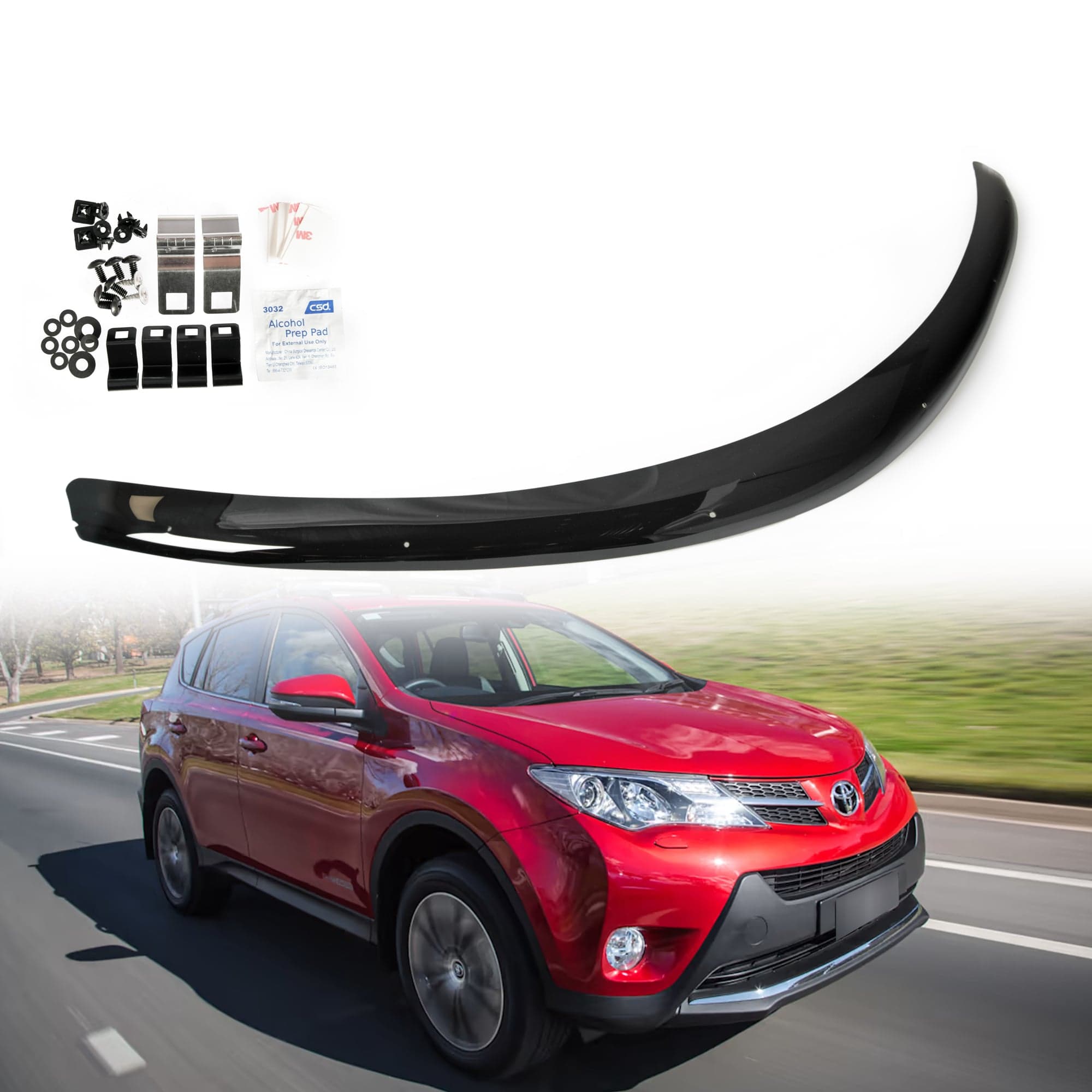 Bonnet Protector Hood Deflector Guard For Toyota RAV4 40 Series