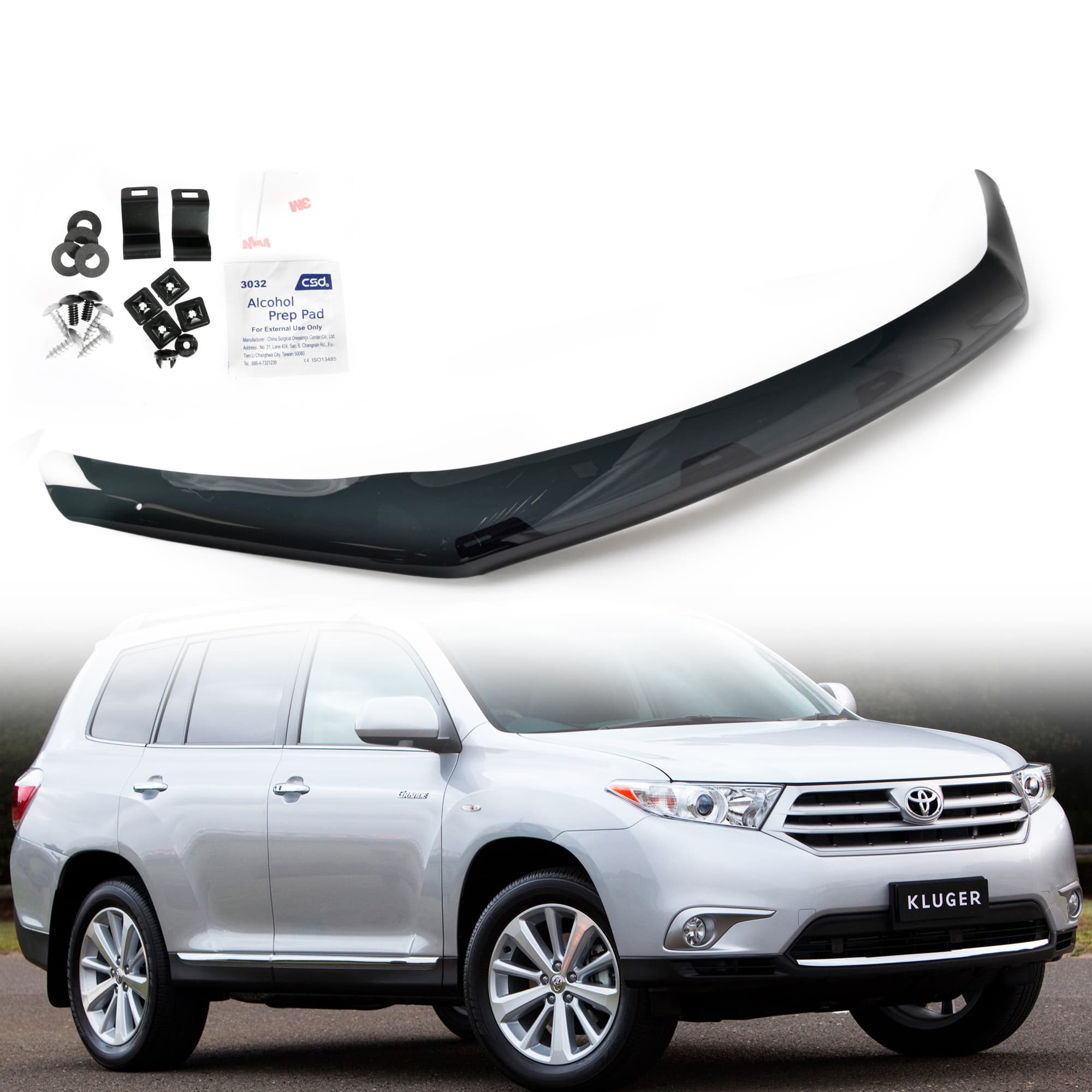 Bonnet Protector Hood Deflector Guard For Toyota Kluger GSU40 Series