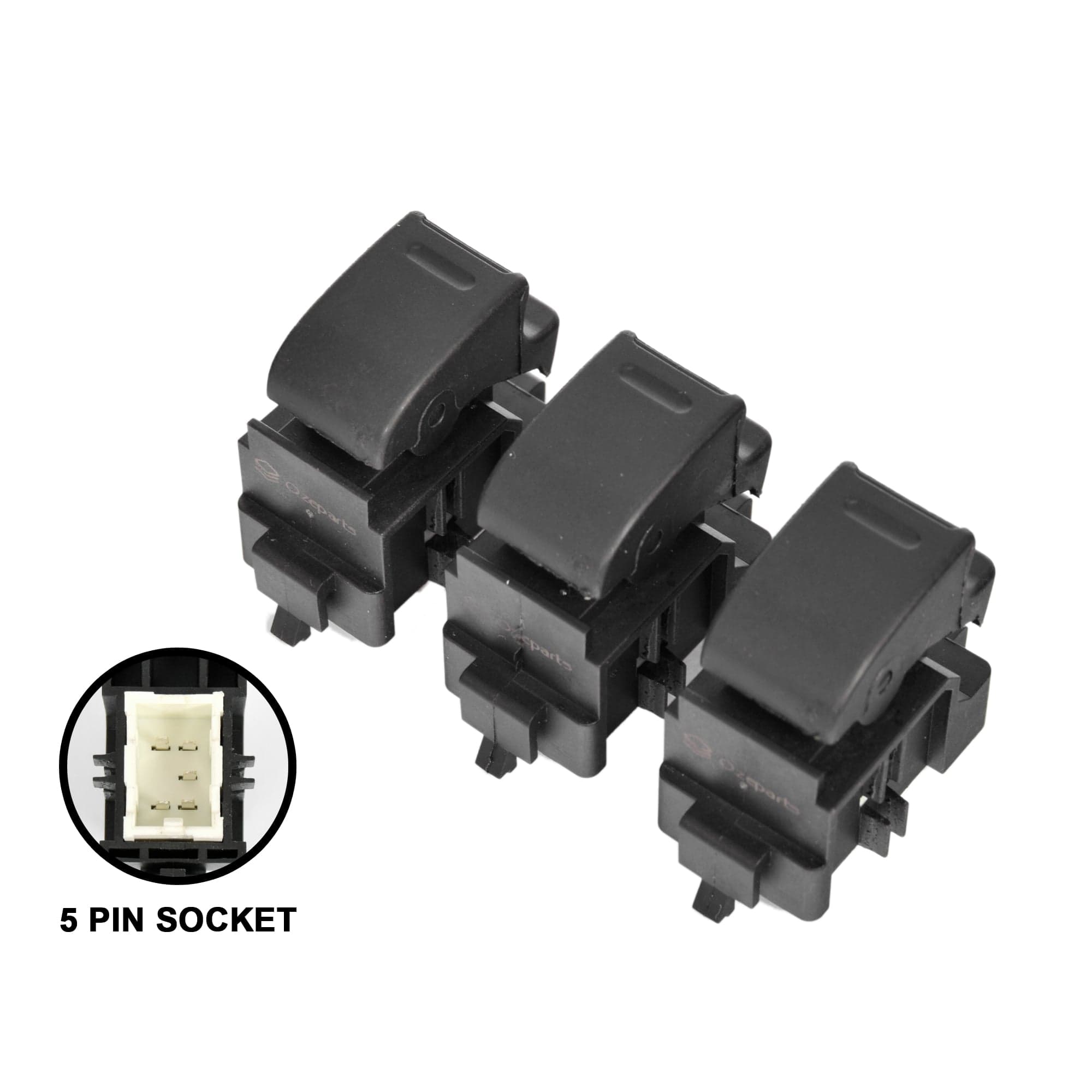3 x Single Electric Power Window Control Switch For Toyota Hilux Ute 1997~2005