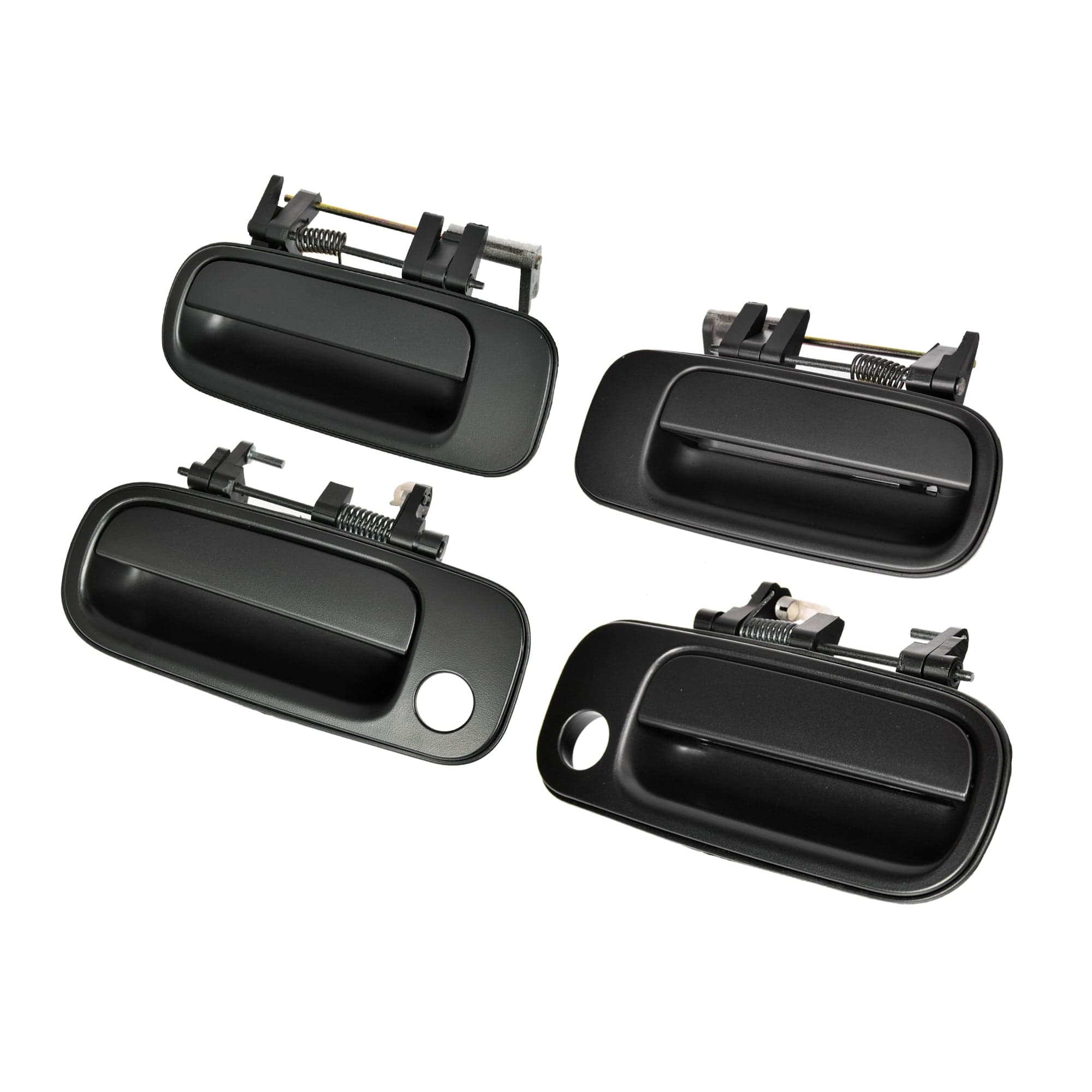 Set of 4 Pcs Outer Door Handles (Black) For Toyota Camry SDV10 1993~1997