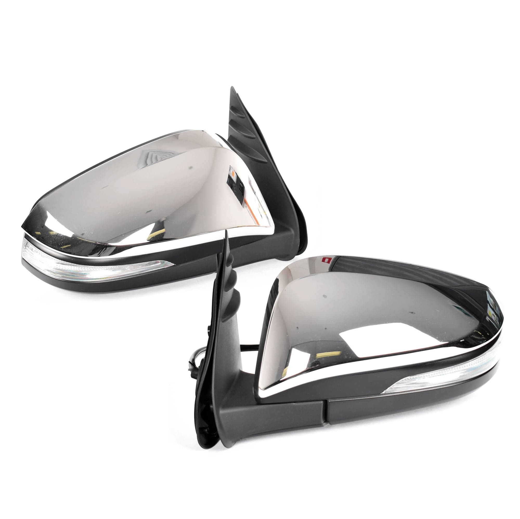 Set LH+RH Electric Door Mirror Chrome 5Pin For Toyota Fortuner GUN156R 2015~On