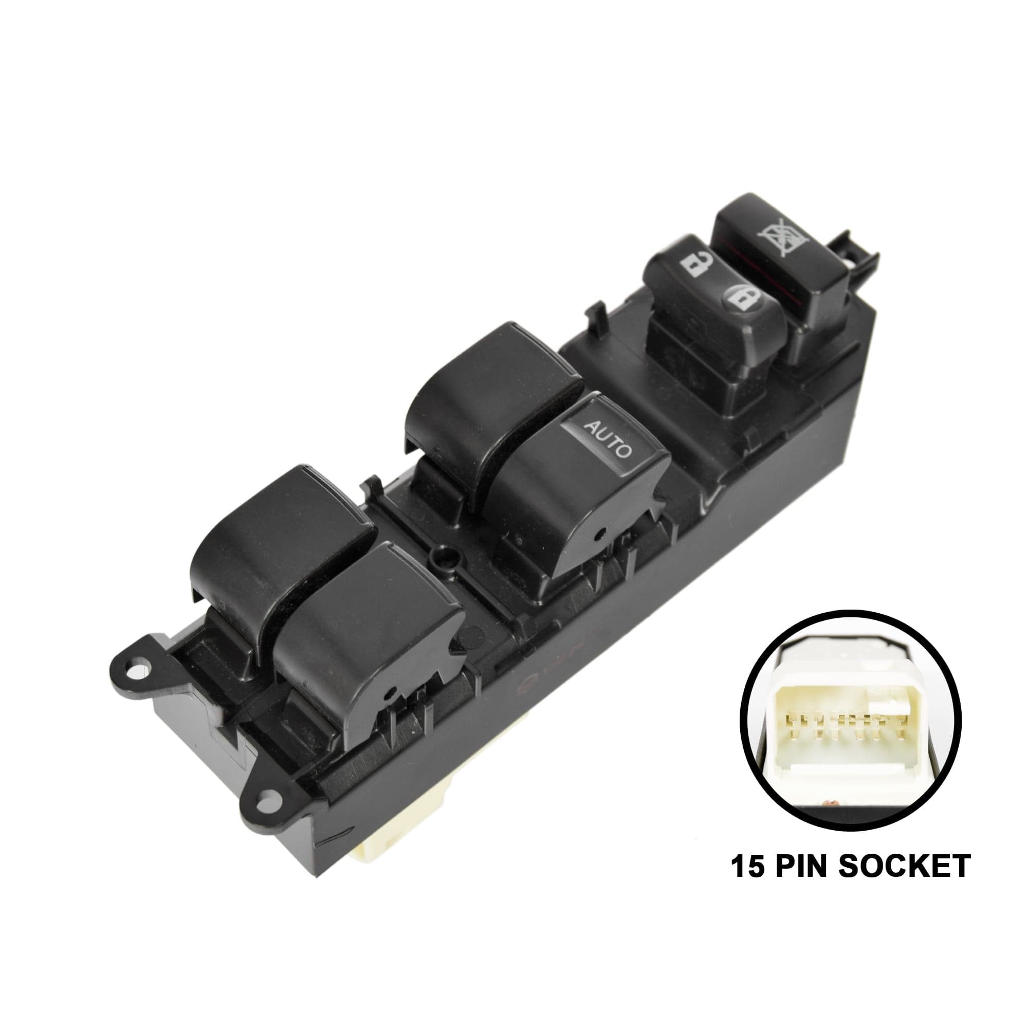 Set Power Master Window Switch + 3 Single For Toyota Kluger GSU40 view 2