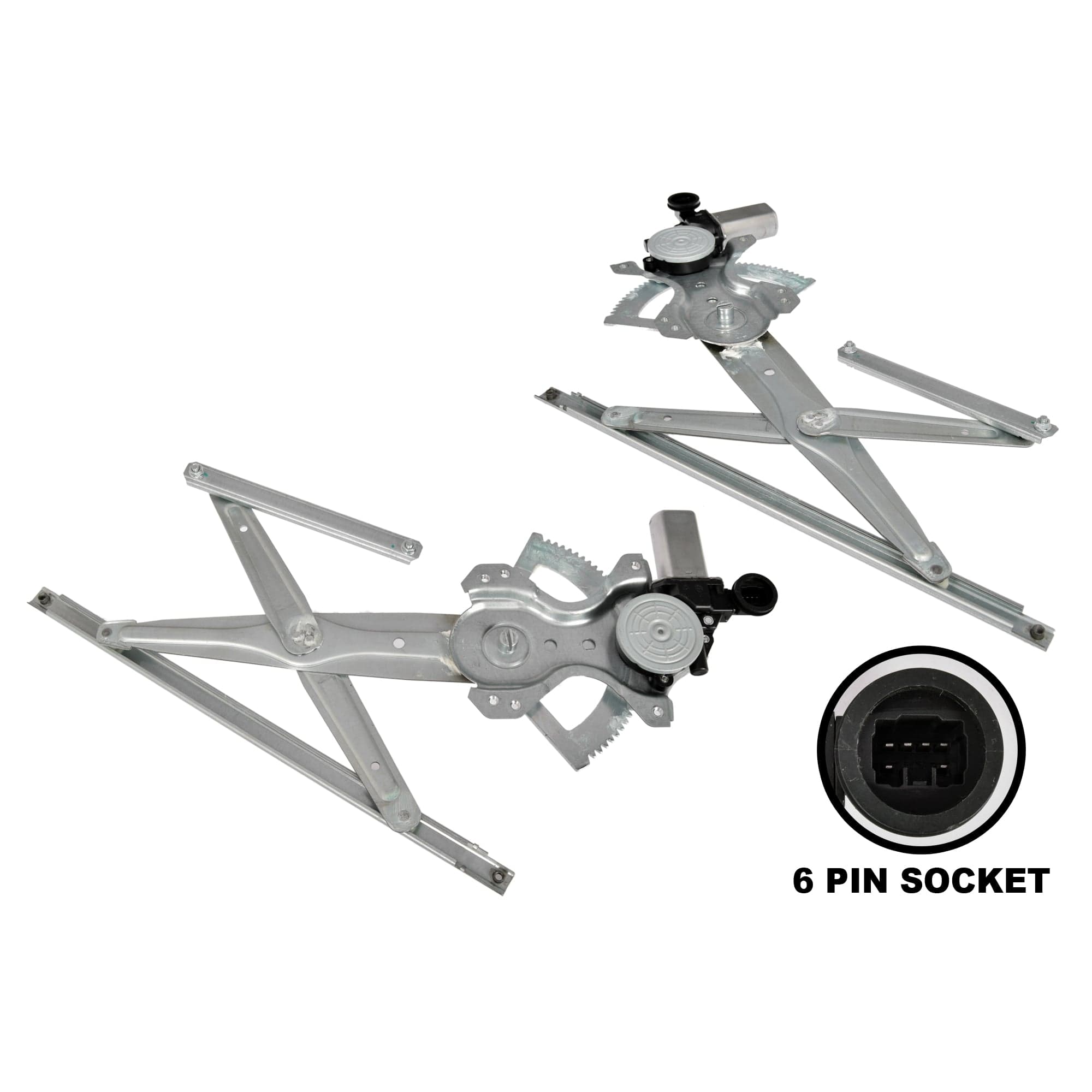 FRONT Pair LH+RH Window Regulator W/ Motor For Toyota RAV4 ACA30