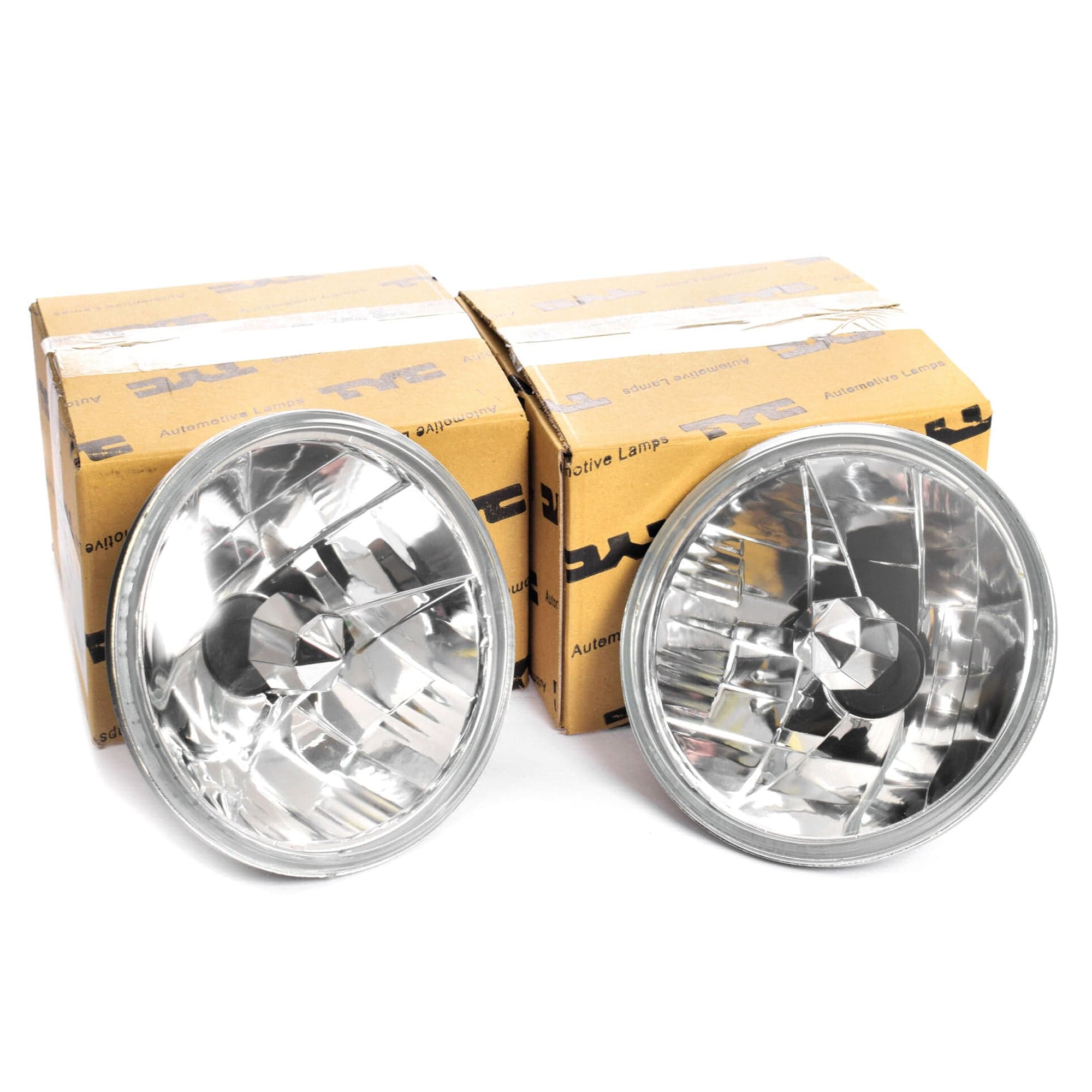Pair LH+RH 7 Inch Headlight Head Light Lamp Clear For Toyota Hilux 1978~1980