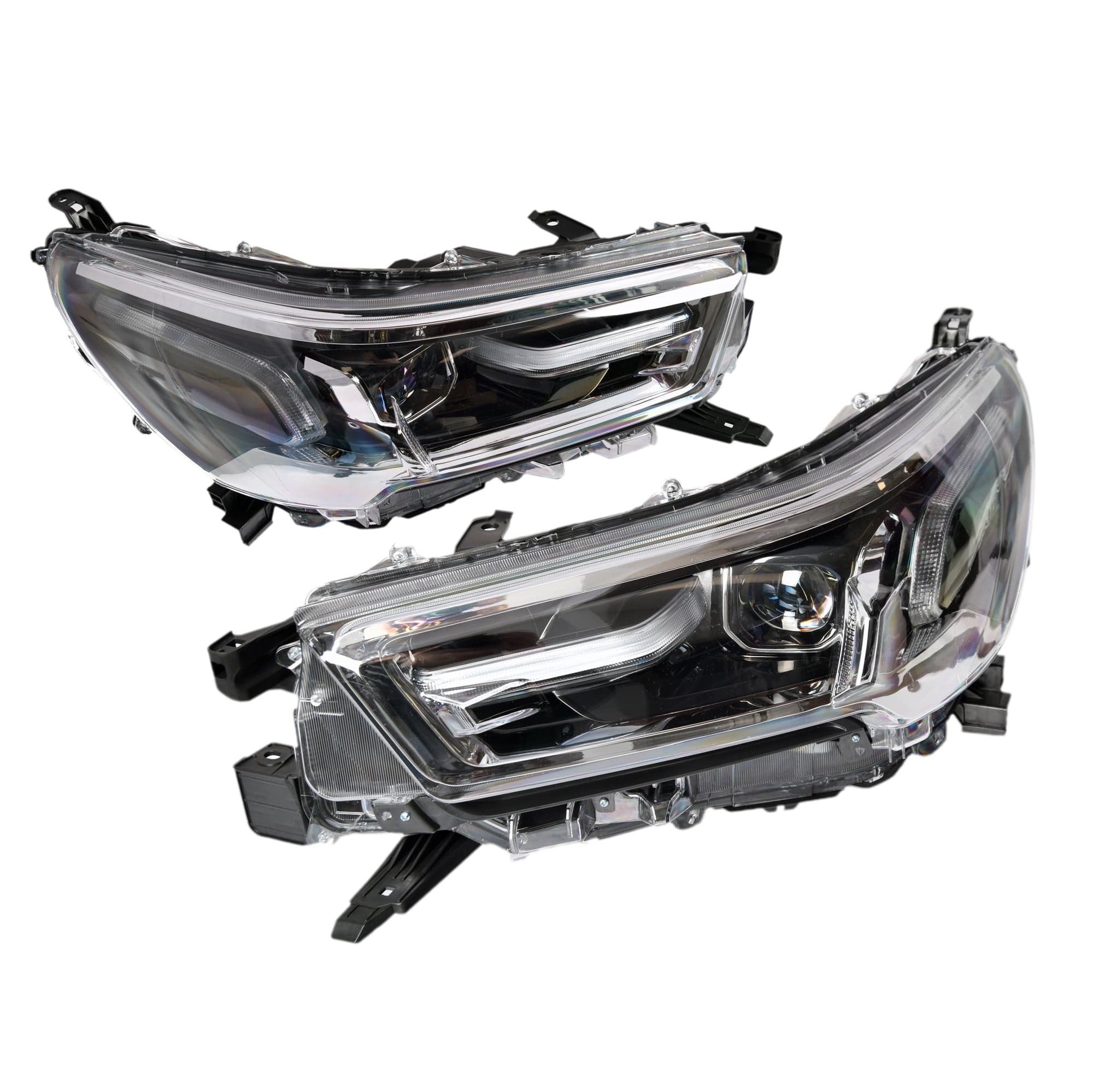 Pair LH+RH Head Light Lamp LED For Toyota Hilux Ute SR5