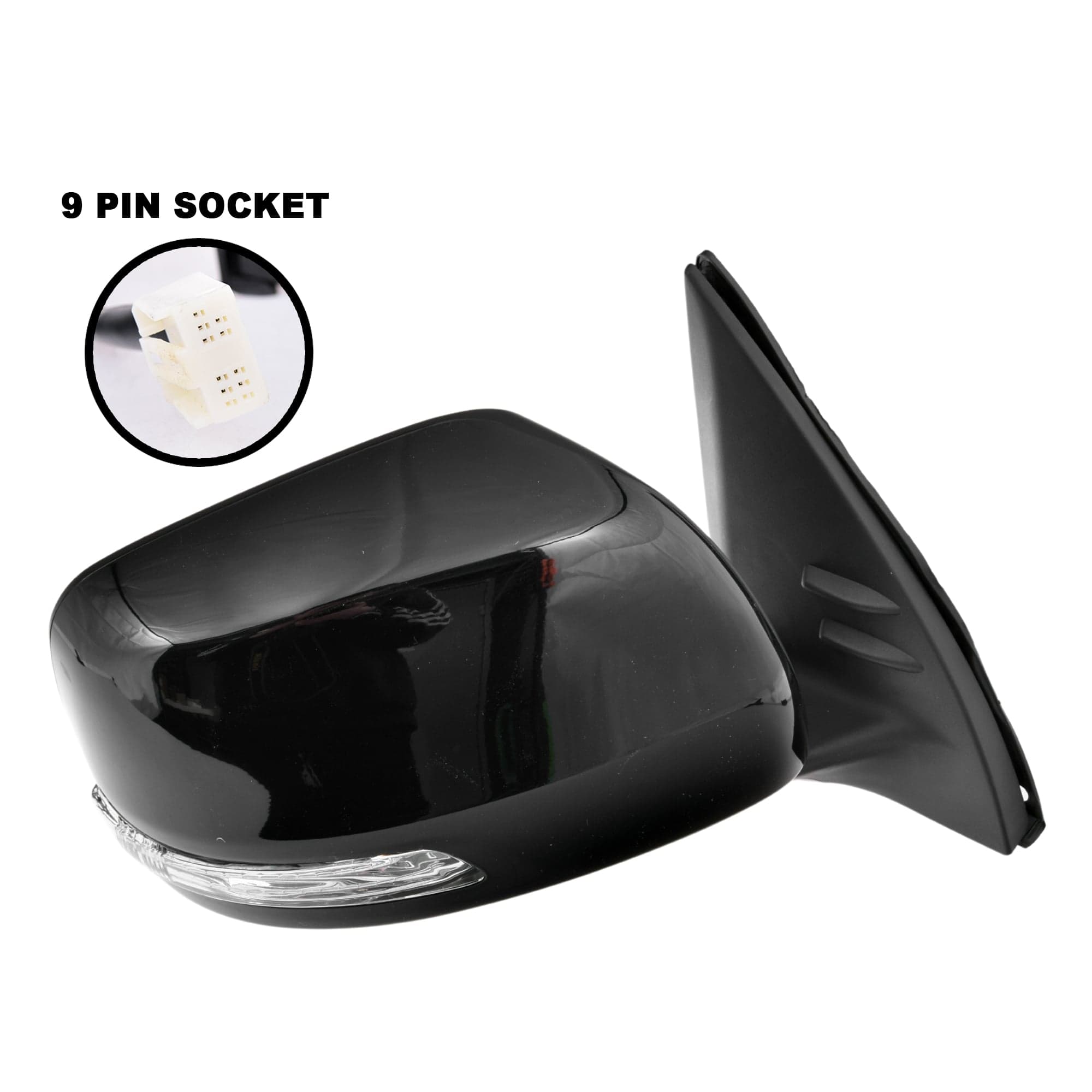 TYC RH Right Door Mirror 9 Pin For Toyota Landcruiser Prado J150 13~23 *Emark