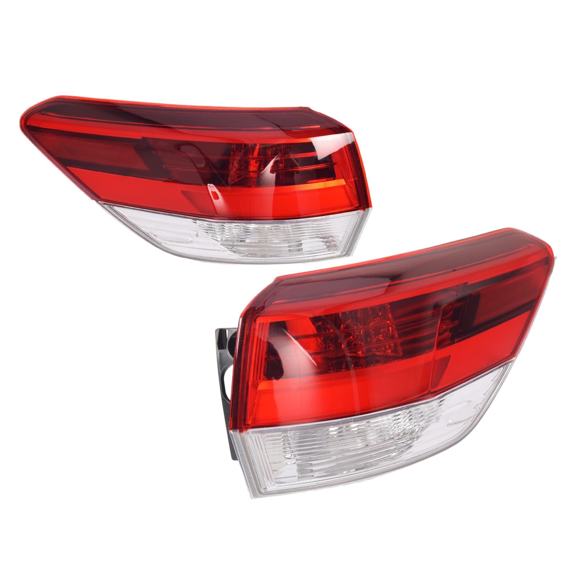 Pair LH+RH Tail Light Lamp LED For Toyota Kluger GSU50 GSU55 16~20