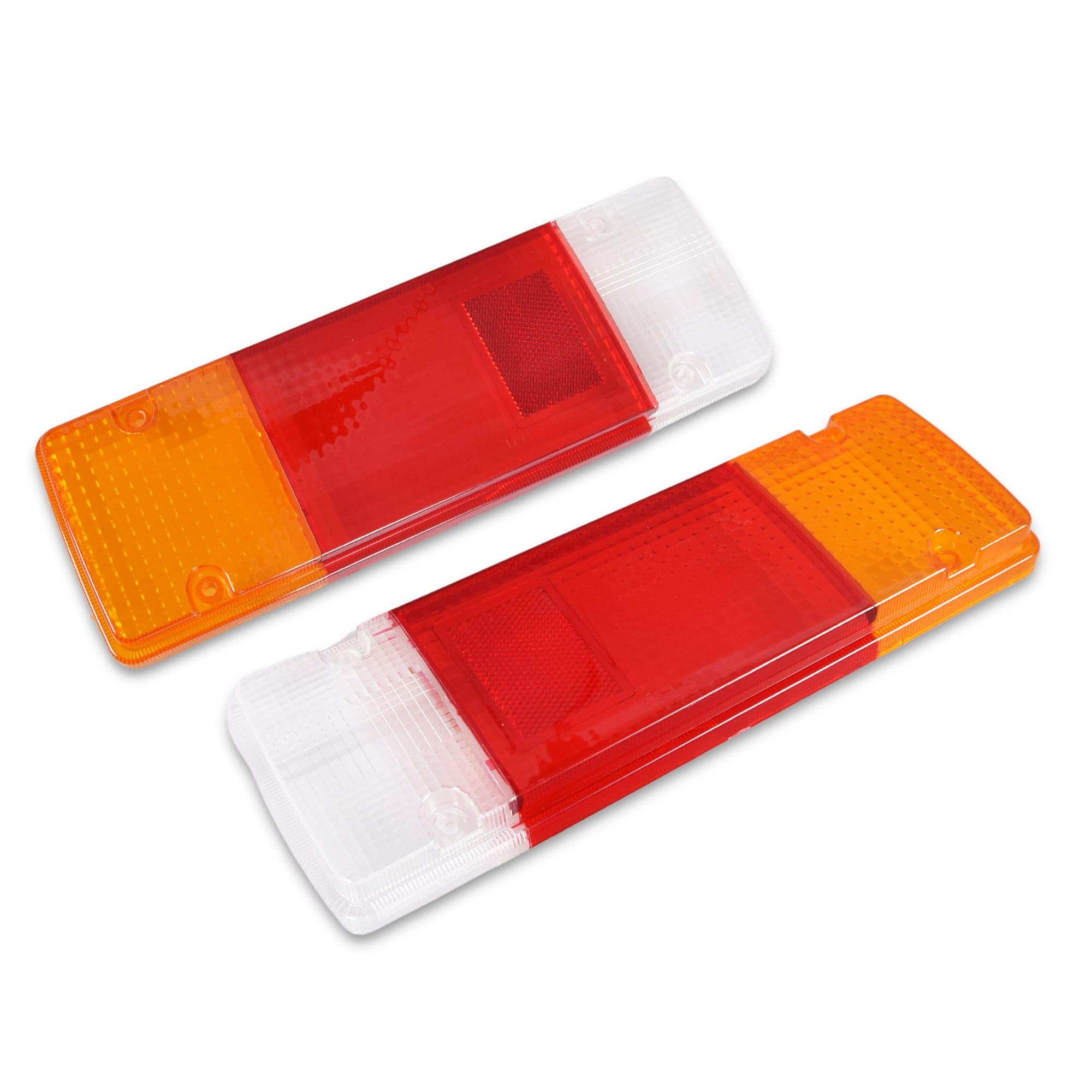 PAIR Tail Light Rear Lamp Lens For Toyota Landcruiser 70 75 79 Series 1985~On