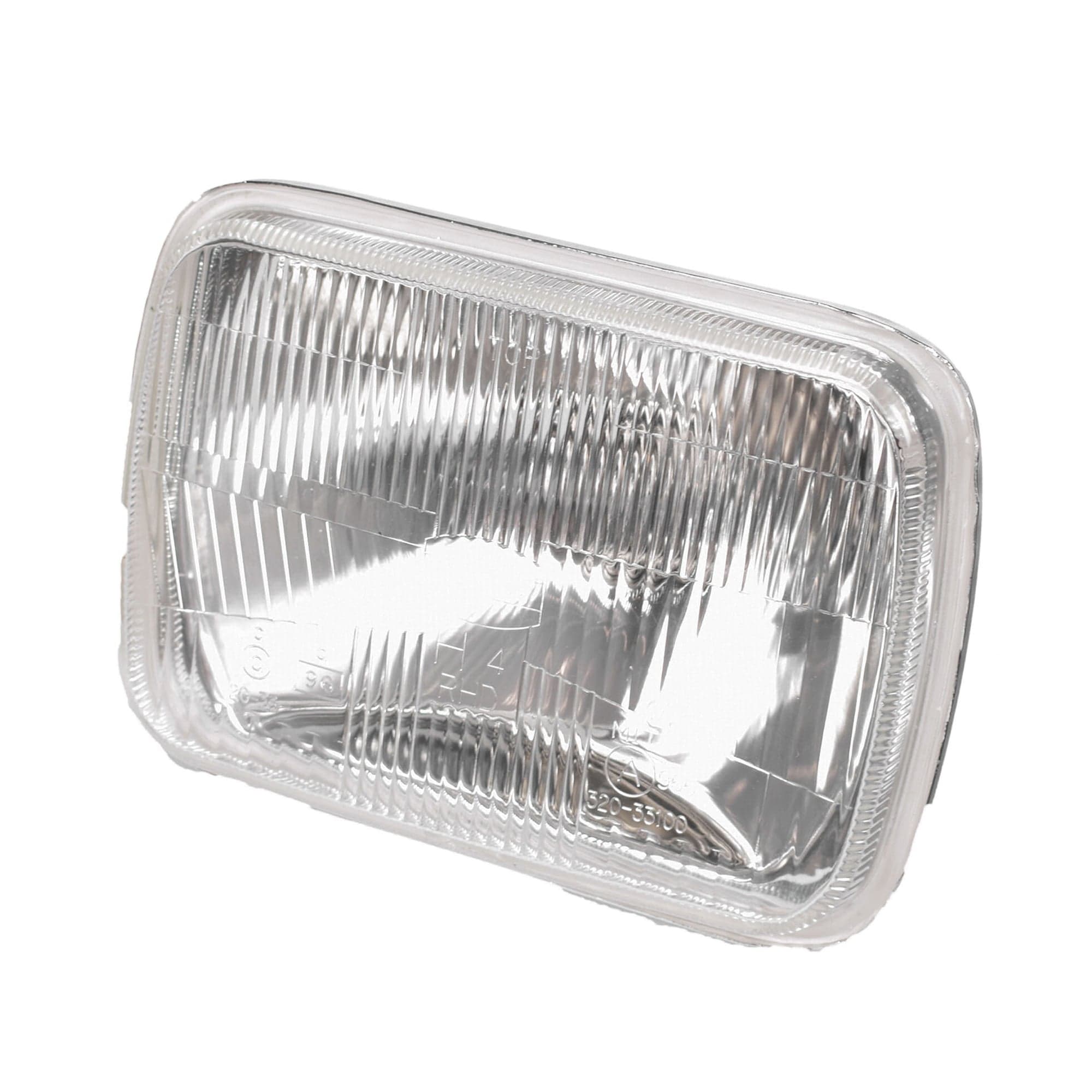 1 x Head Light Lamp With H4 Globe Glass Lens For Toyota Hilux 1980~2005 view 2