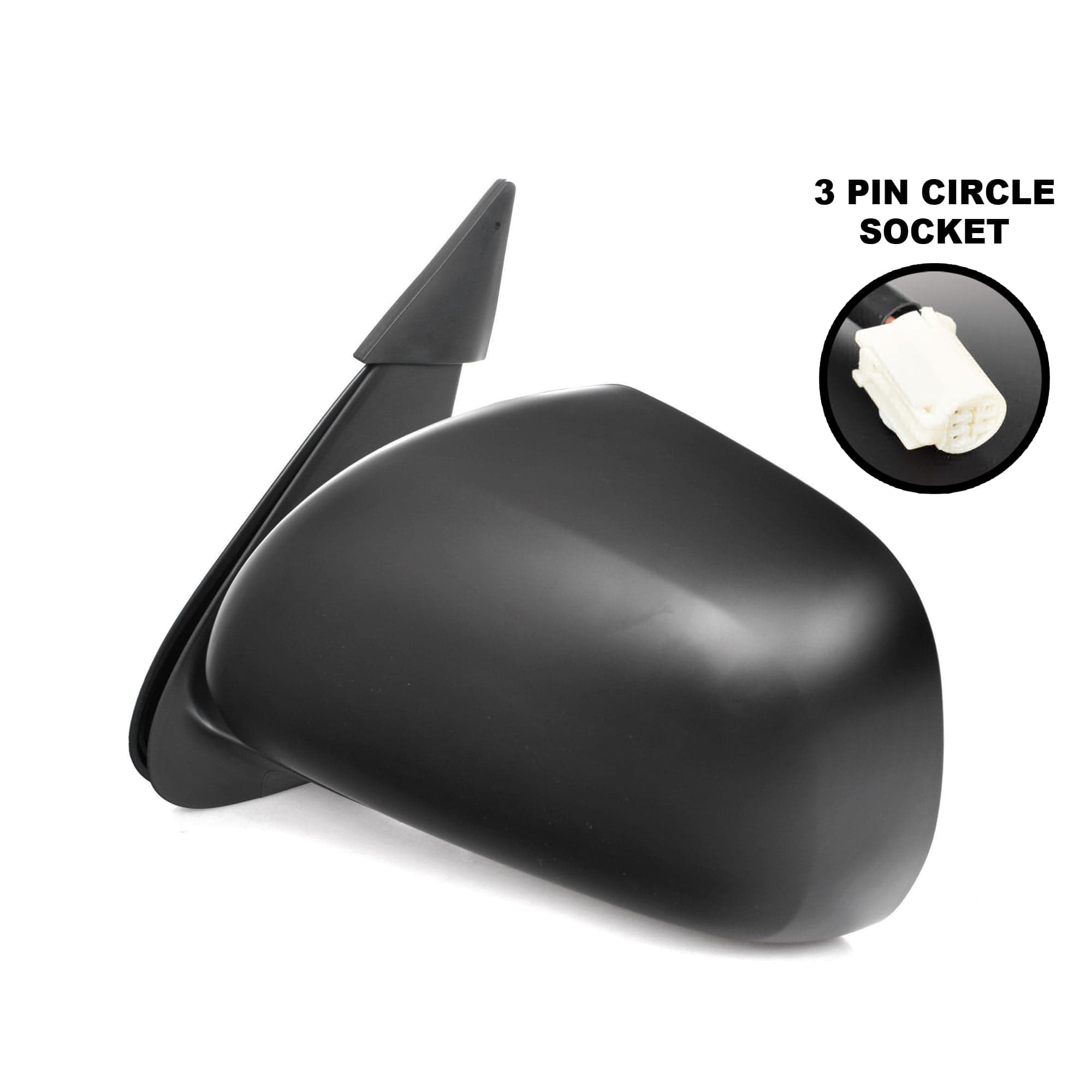 TYC LH Left Electric Door Mirror (Round socket) For Toyota Hiace 05~13 *Emark