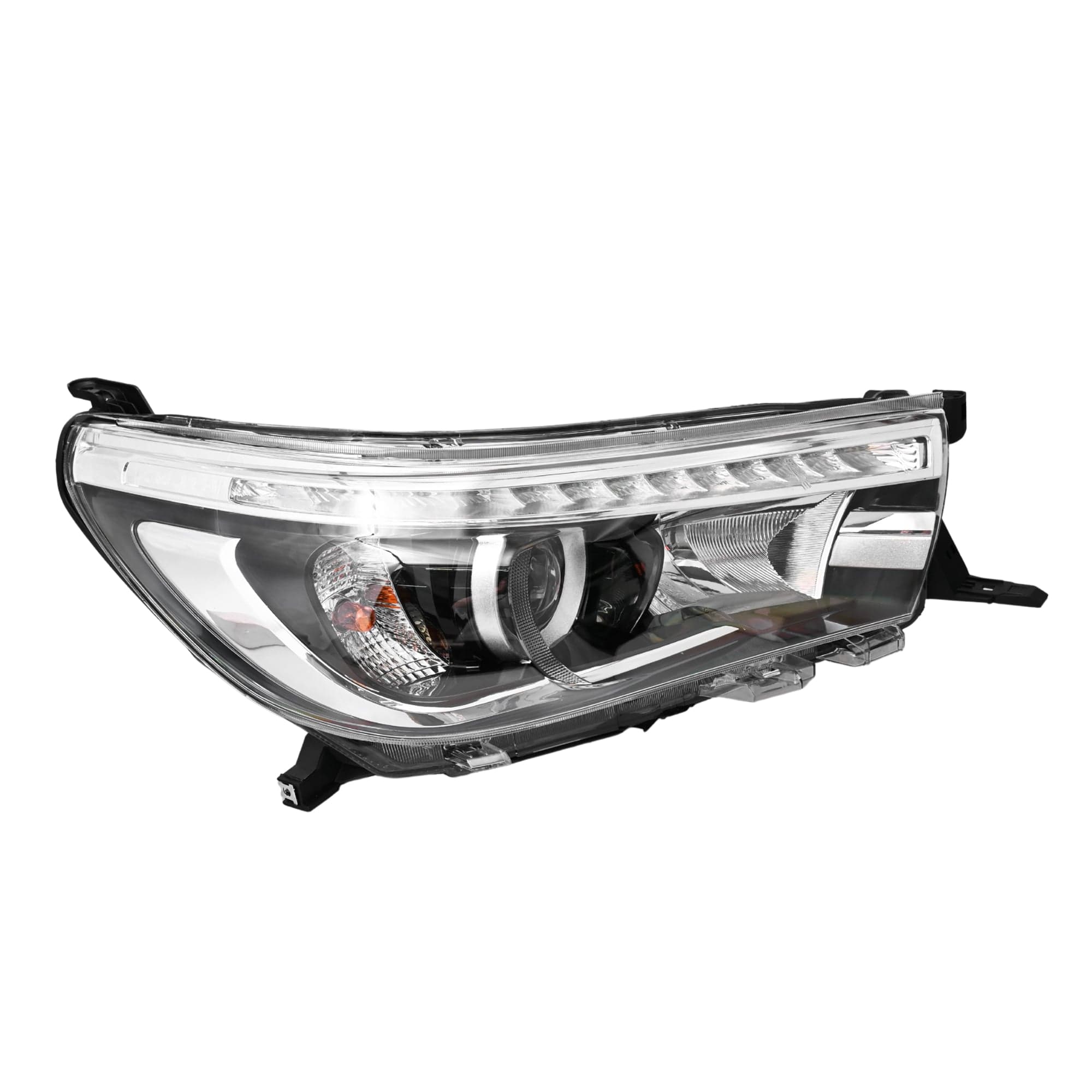 RH Right Hand Head Light Projector With LED DRL For Toyota Hilux Ute