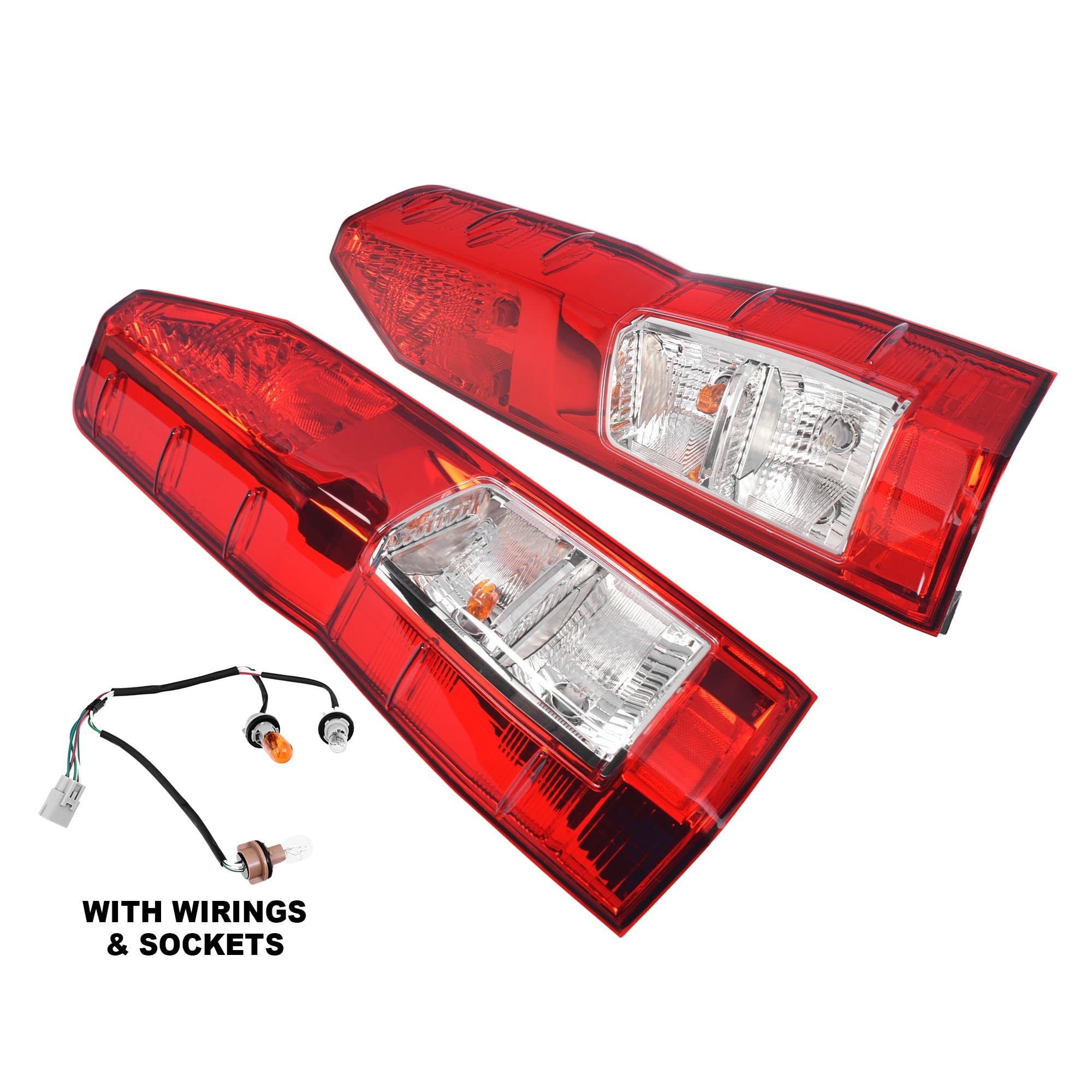 Pair LH+RH Tail Light Assy For Toyota Hiace Van Bus GD GR H300 2019~On *Emark