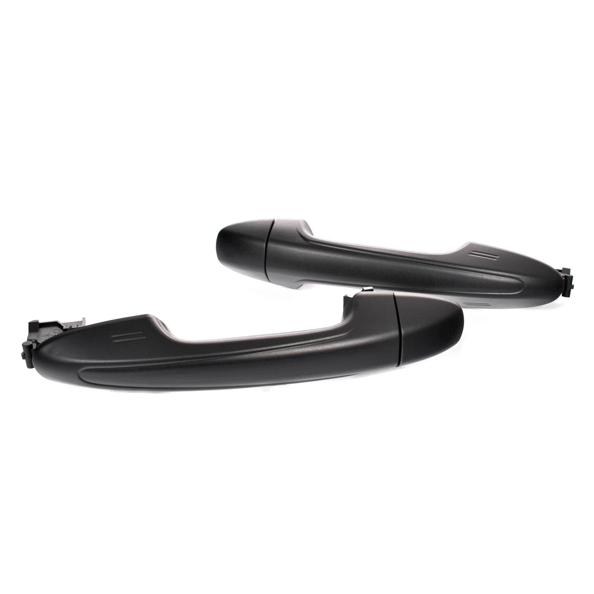 Pair of LH+RH REAR Outer Door Handle Black Toyota Fortuner GUN156R 2015~On