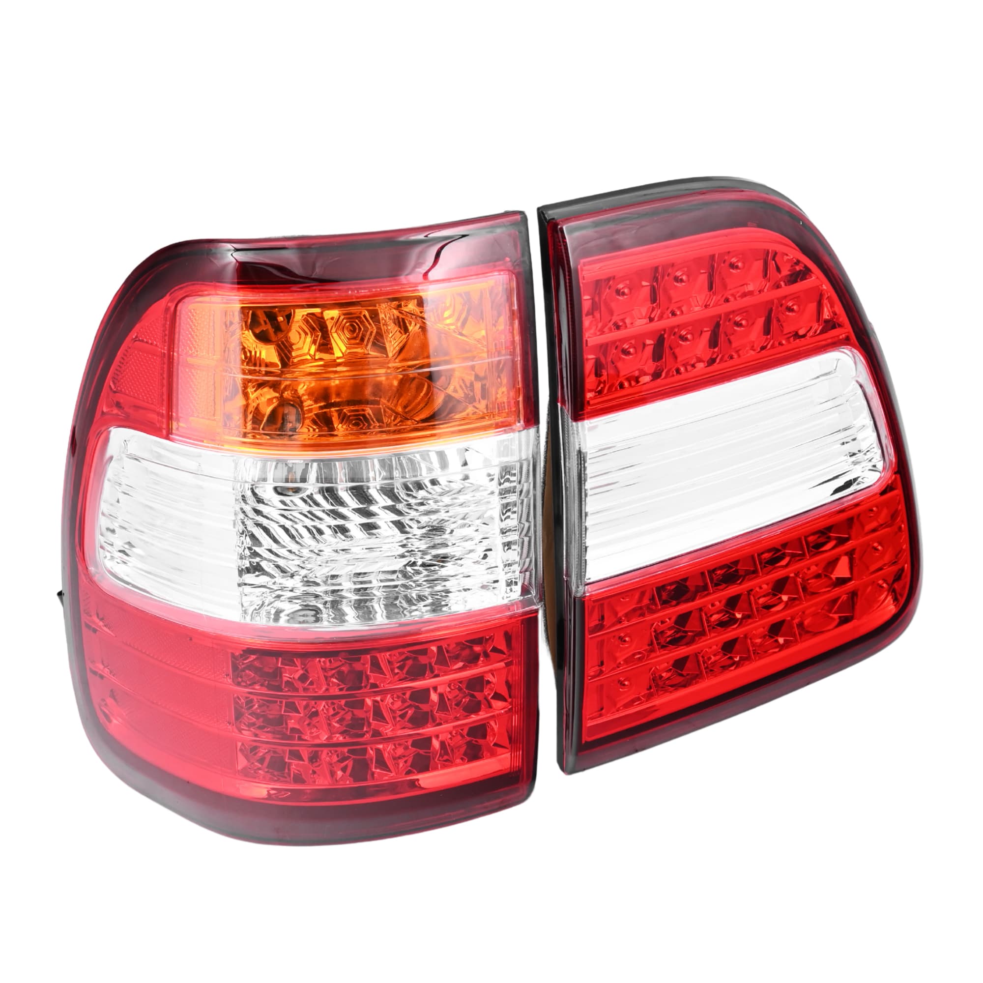 Set LH Left Tail Light + Inner Tailgate Lamp For Toyota Landcruiser J100 05-07