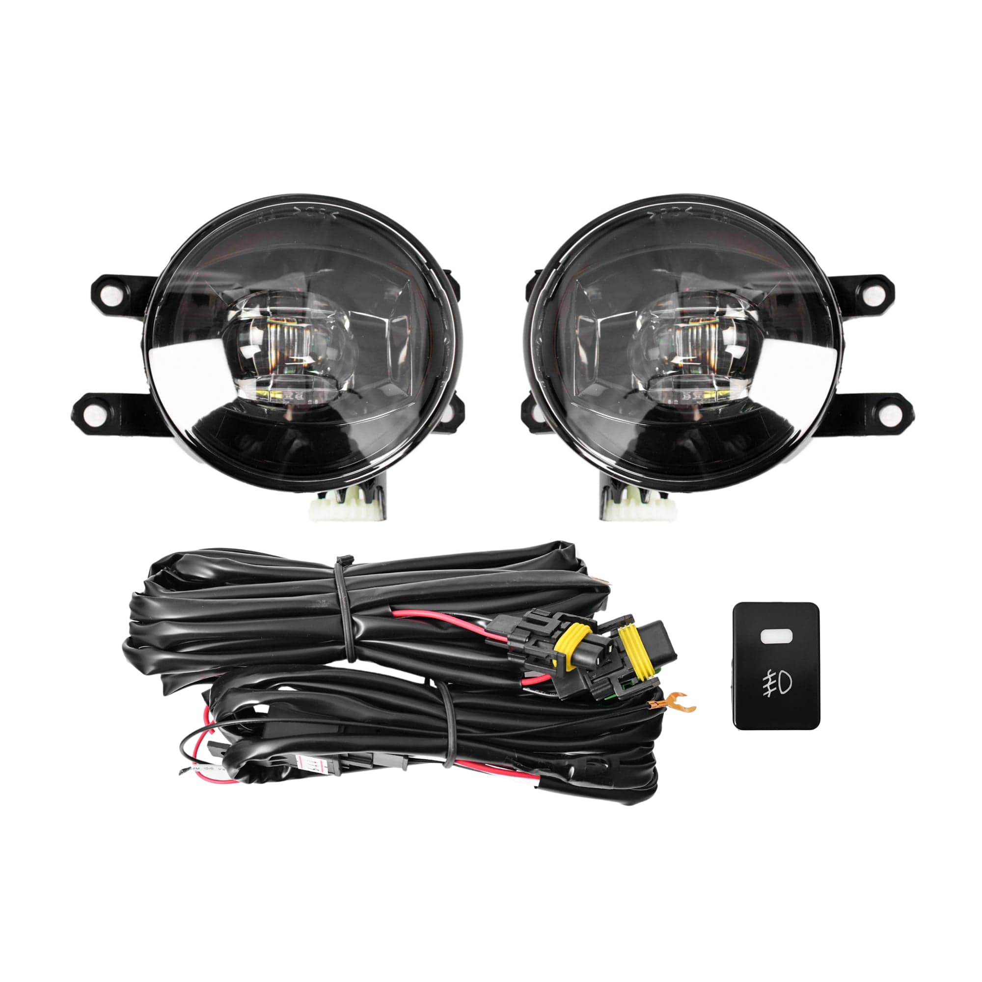 Pair LH+RH LED Fog Light Lamps Projector For Toyota RAV4 ACA30 view 2