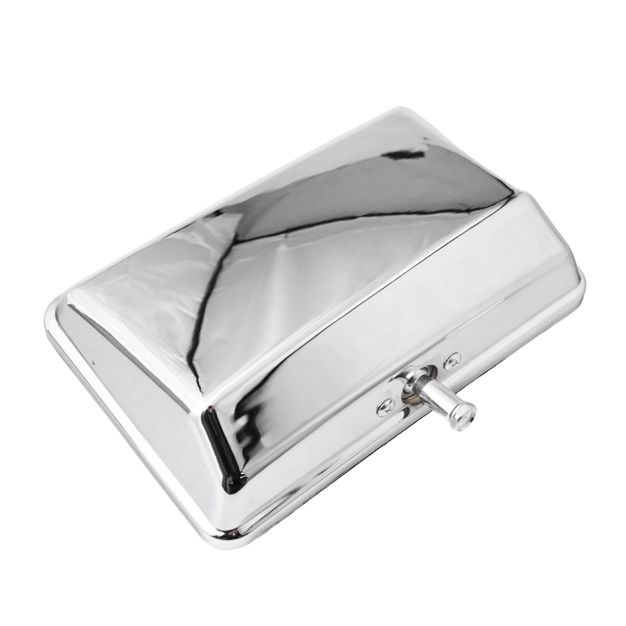 1 x Rectangular Door Mirror Head Only Chrome For Toyota Landcruiser 70 Series