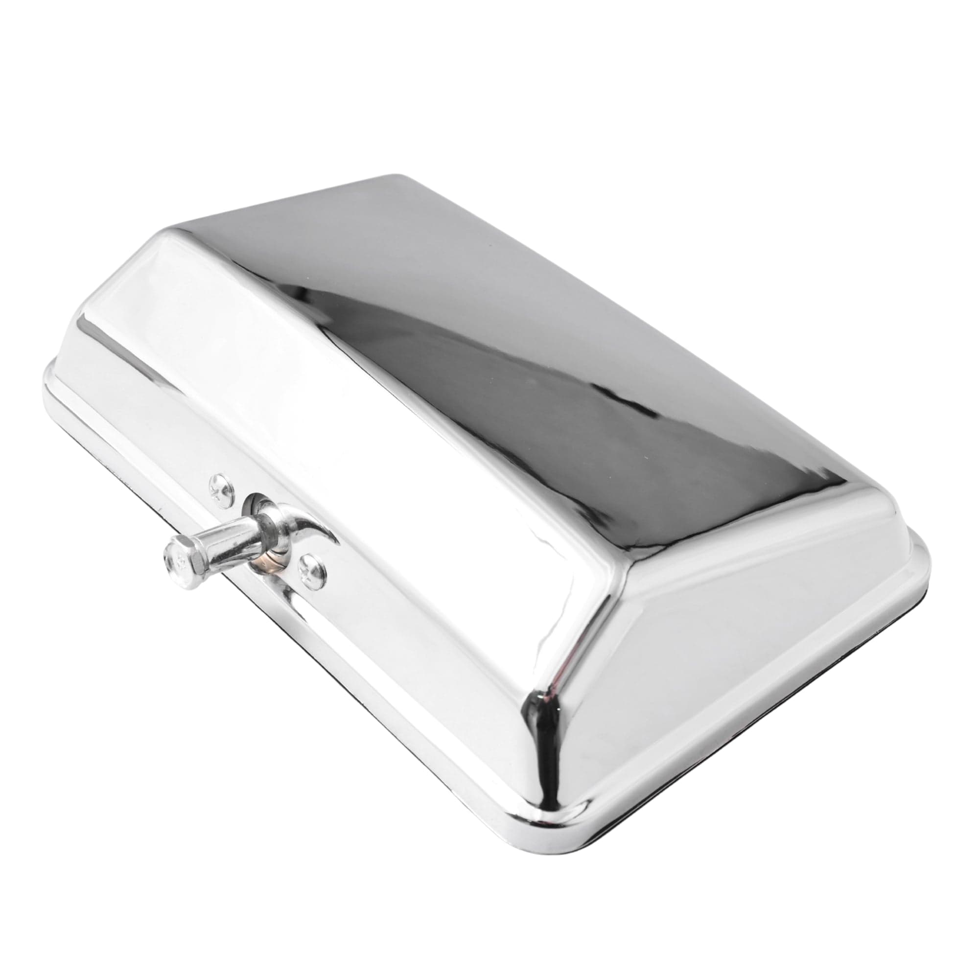 Pair LH+RH Rectangular Door Mirror Head Chrome For Toyota Hilux / Surf Tray Ute view 2