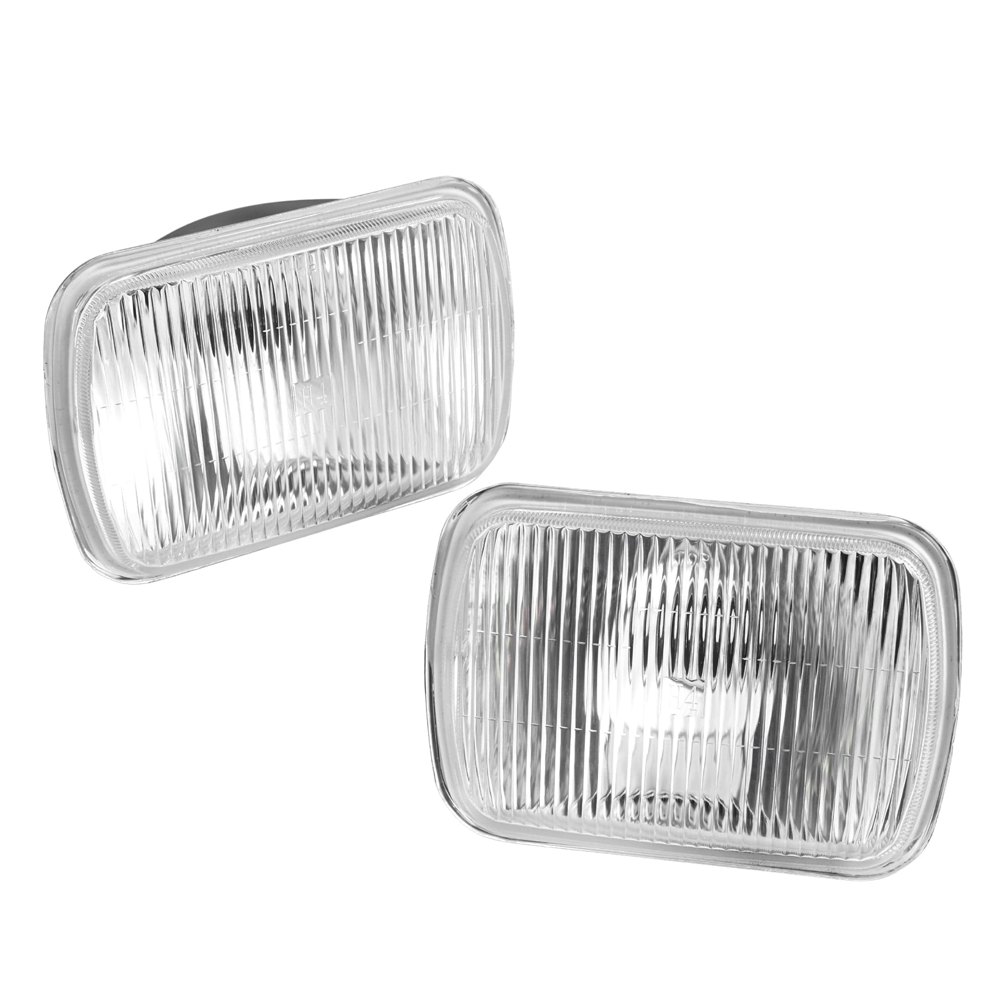 Pair Glass Lens Standard Head Light Lamp For Toyota Hiace 1982~2004