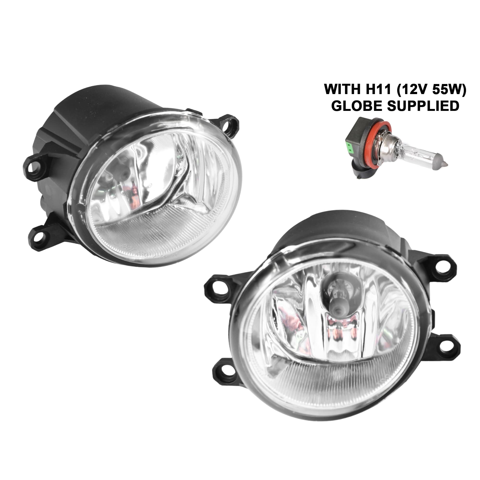 Pair LH+RH Fog Light Lamp For Toyota Corolla ZRE152 Hatch