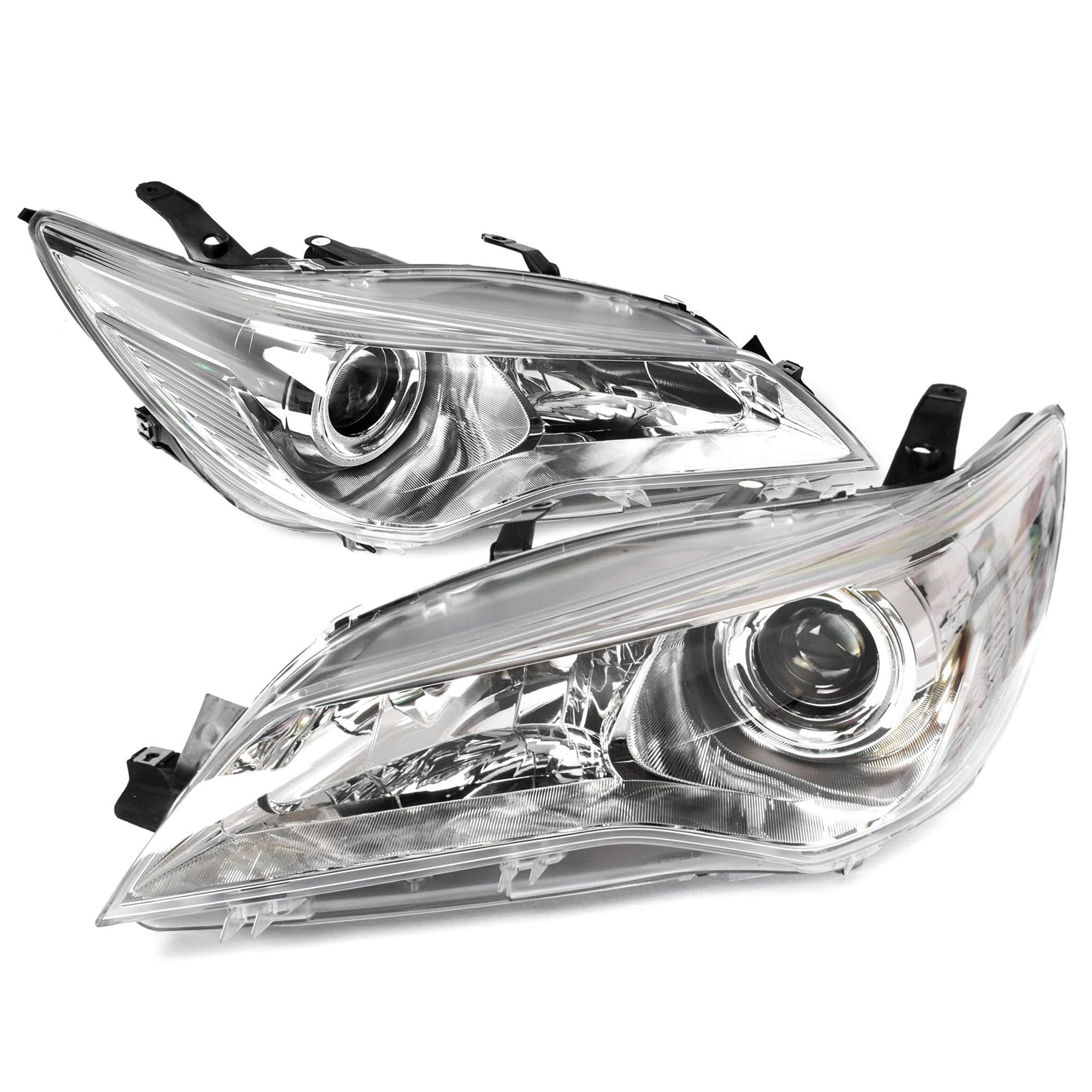 Pair LH+RH Head Light Chrome For Toyota Camry SV50 VV50 15~17 *Emark