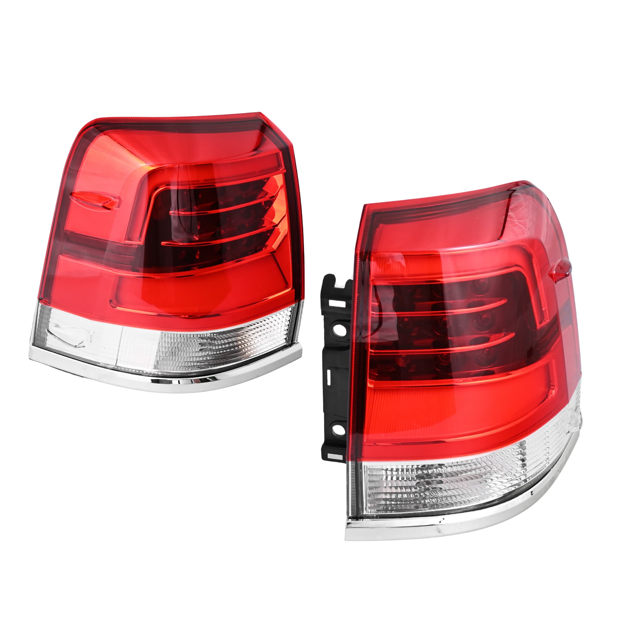 TYC Pair LH+RH Tail Light LED For Toyota Landcruiser 200 Series 15~21 *Emark